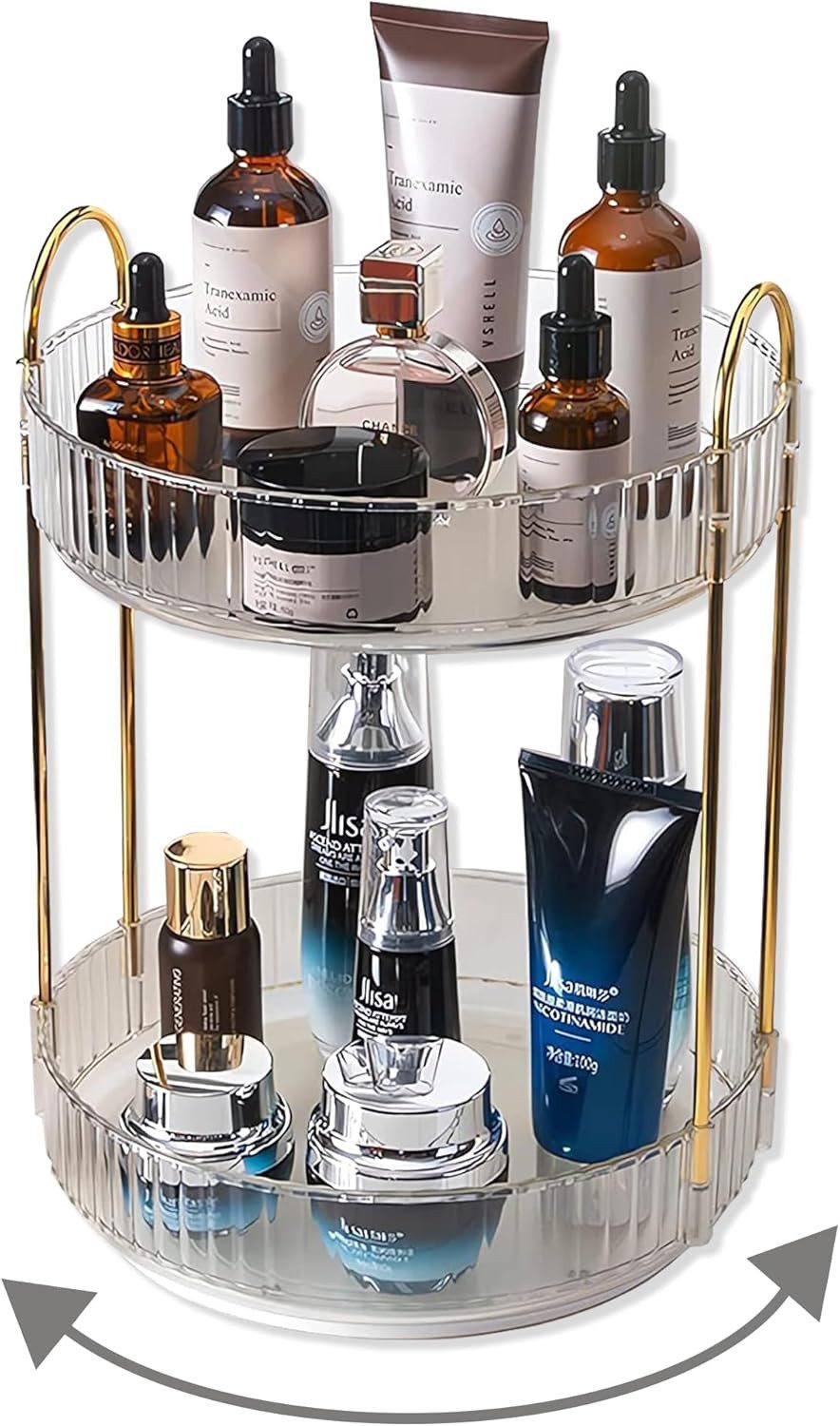 TUWENA Make-Up Organizer Make-up-Organizer Kosmetik-Organizer mit 2 und 3 Etagen