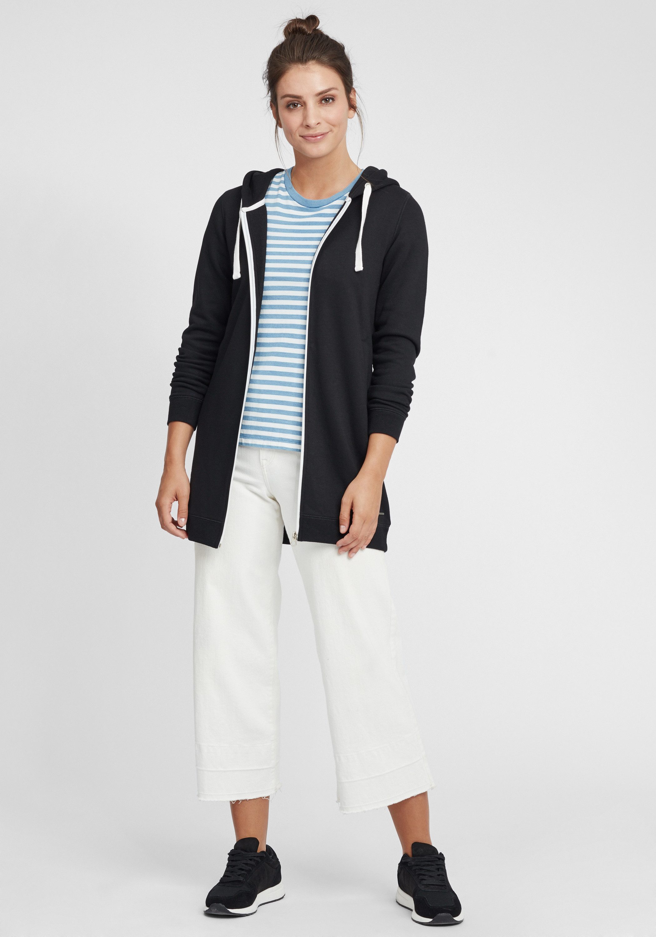 OXMO Kapuzensweatjacke OXOlinda Kapuzenpullover mit weicher günstig online kaufen
