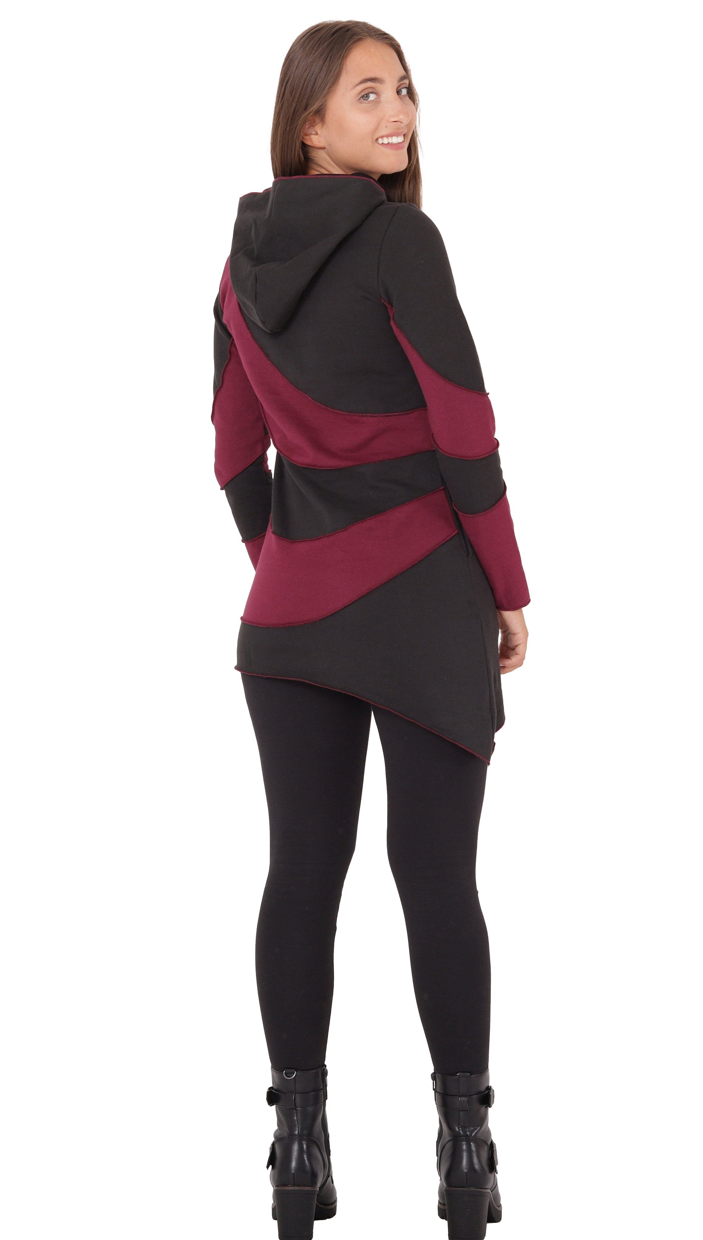 PUREWONDER Kapuzenpullover Pullover Longshirt Langärmlige Shirt-Tunika dr23 günstig online kaufen