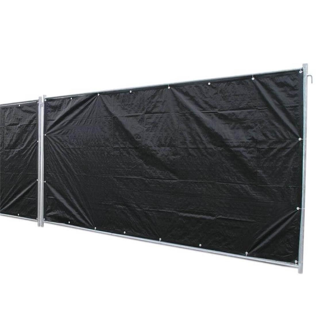 NOOR Schutzplane Bauzaun-Plane PROFI - 140 g/m² - 176x341 cm - blickdicht - mit Ösen, PP/PE-Mischgewebe - UV-stabil, wetterfest & resistent gegen Schimmel