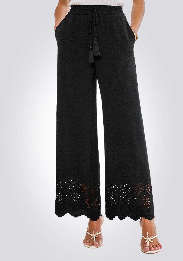 Cupshe Stoffhose Hohe Wertschätzung Schwarze Hosen