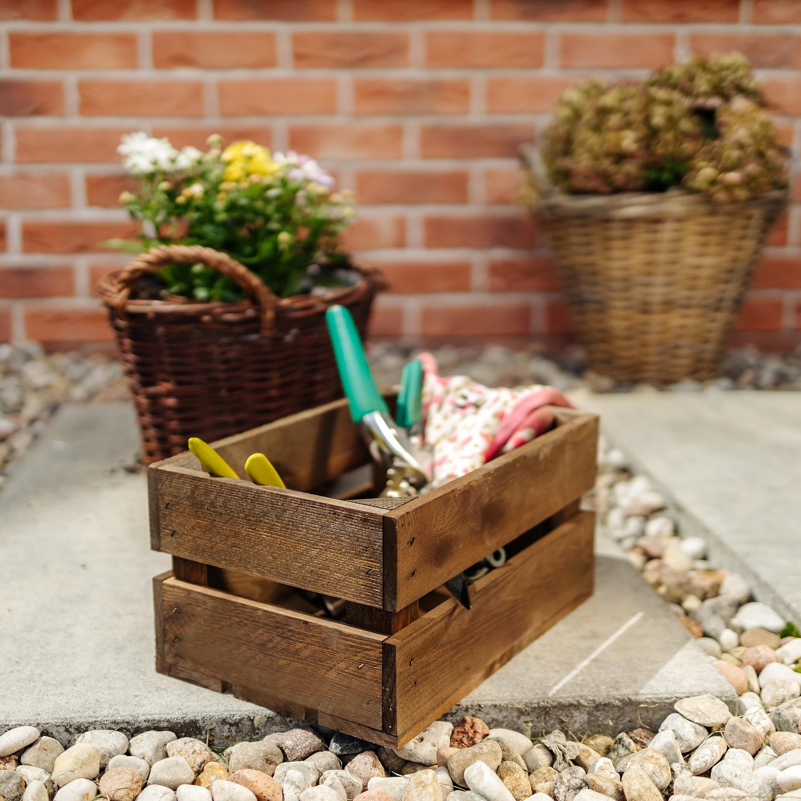 Creative Deco Holzkiste 3x Weinkisten Set günstig online kaufen