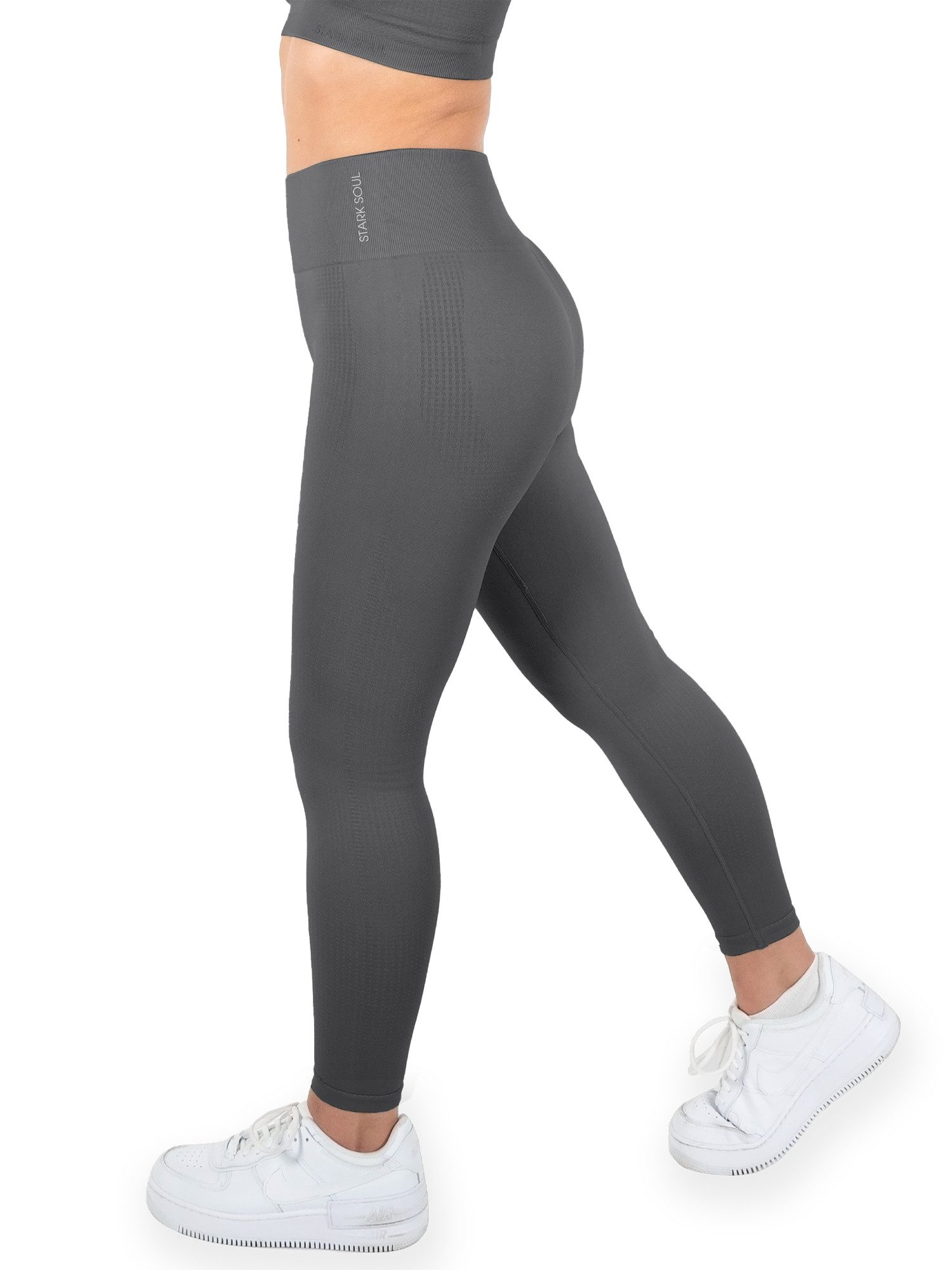 Stark Soul® Highwaist Leggings Sport Leggings "reflect" mit hohem breitem B günstig online kaufen