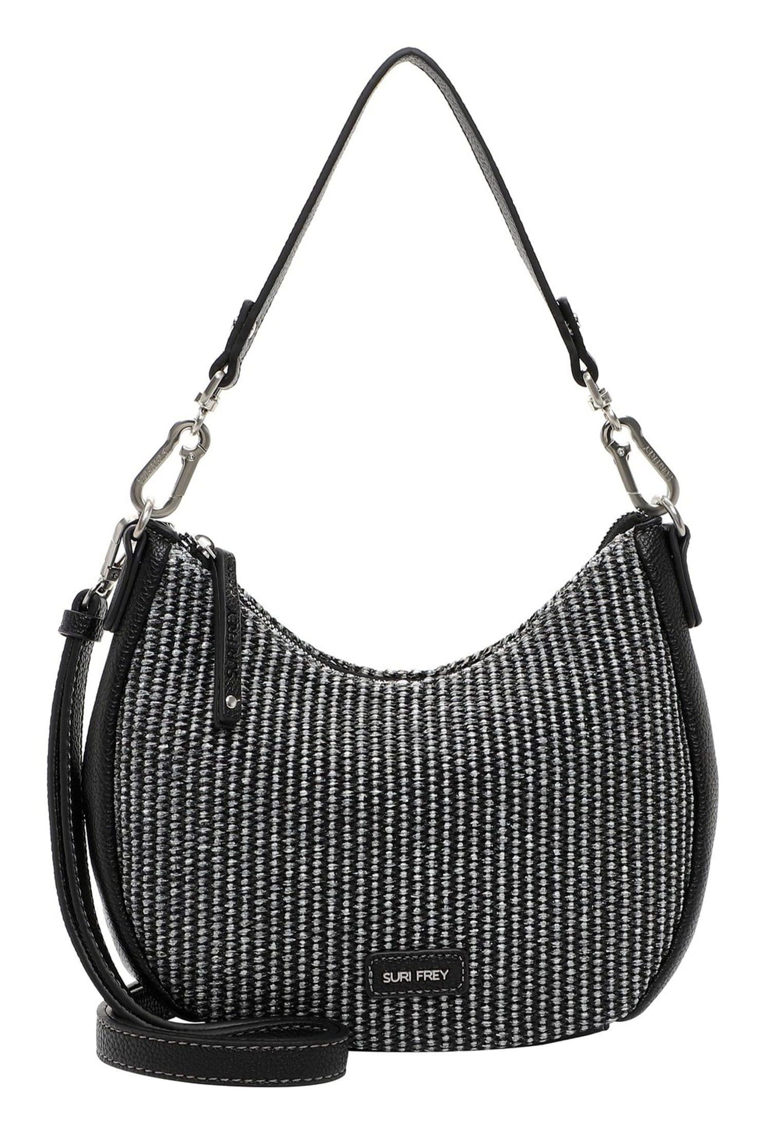 Suri Frey Suzy - Borsa Donna In Tessuto Sintetico Leggero, Design Semplice Con Emblema, Tracolla Regolabile E Staccabile, Vegan Approvato PETA