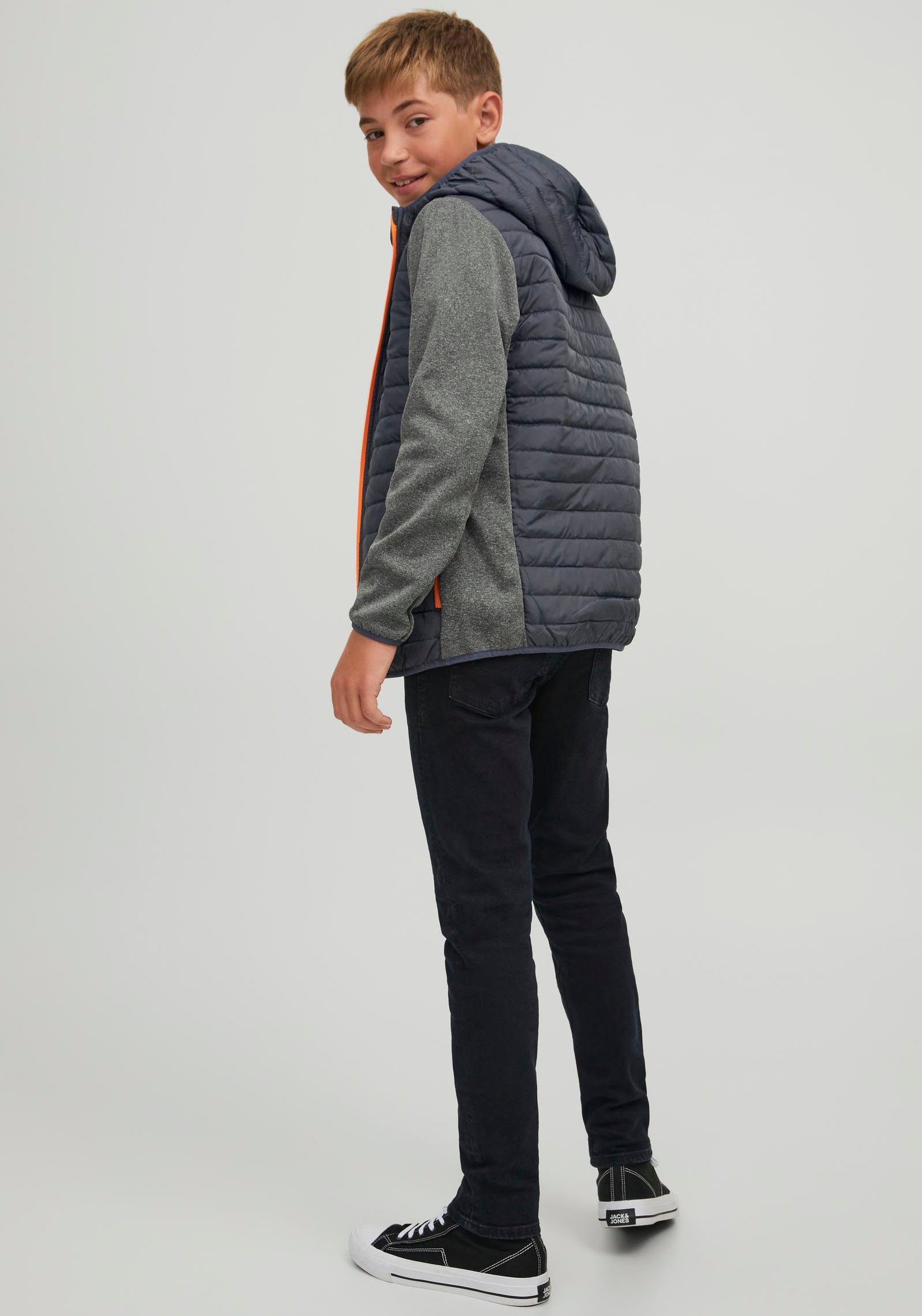 Jack & Jones Softshelljacke Junior graumeliert