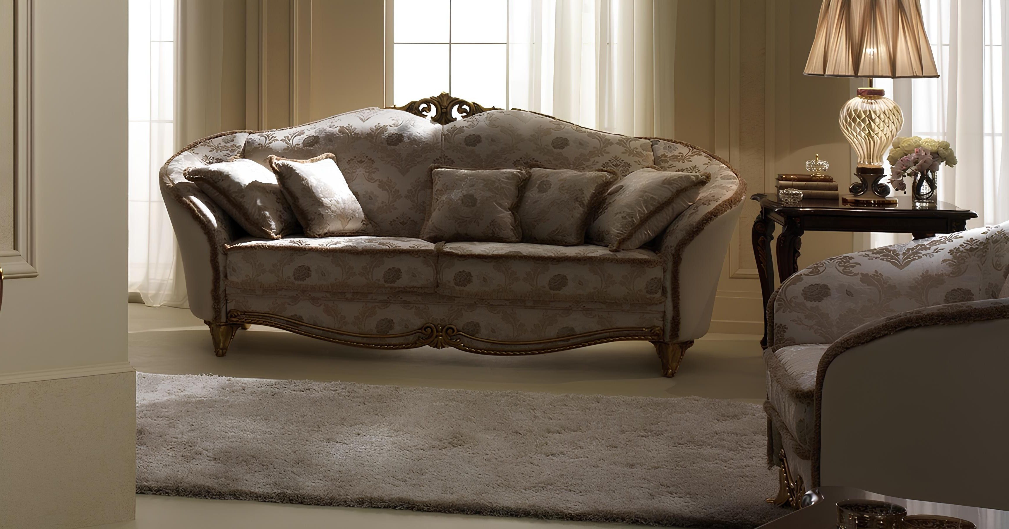 Xlmoebel Polstergarnitur Sofagarnitur 3+1 Sitzer Klassische Wohnlandschaft Couch, (2-tlg), Made in Europa