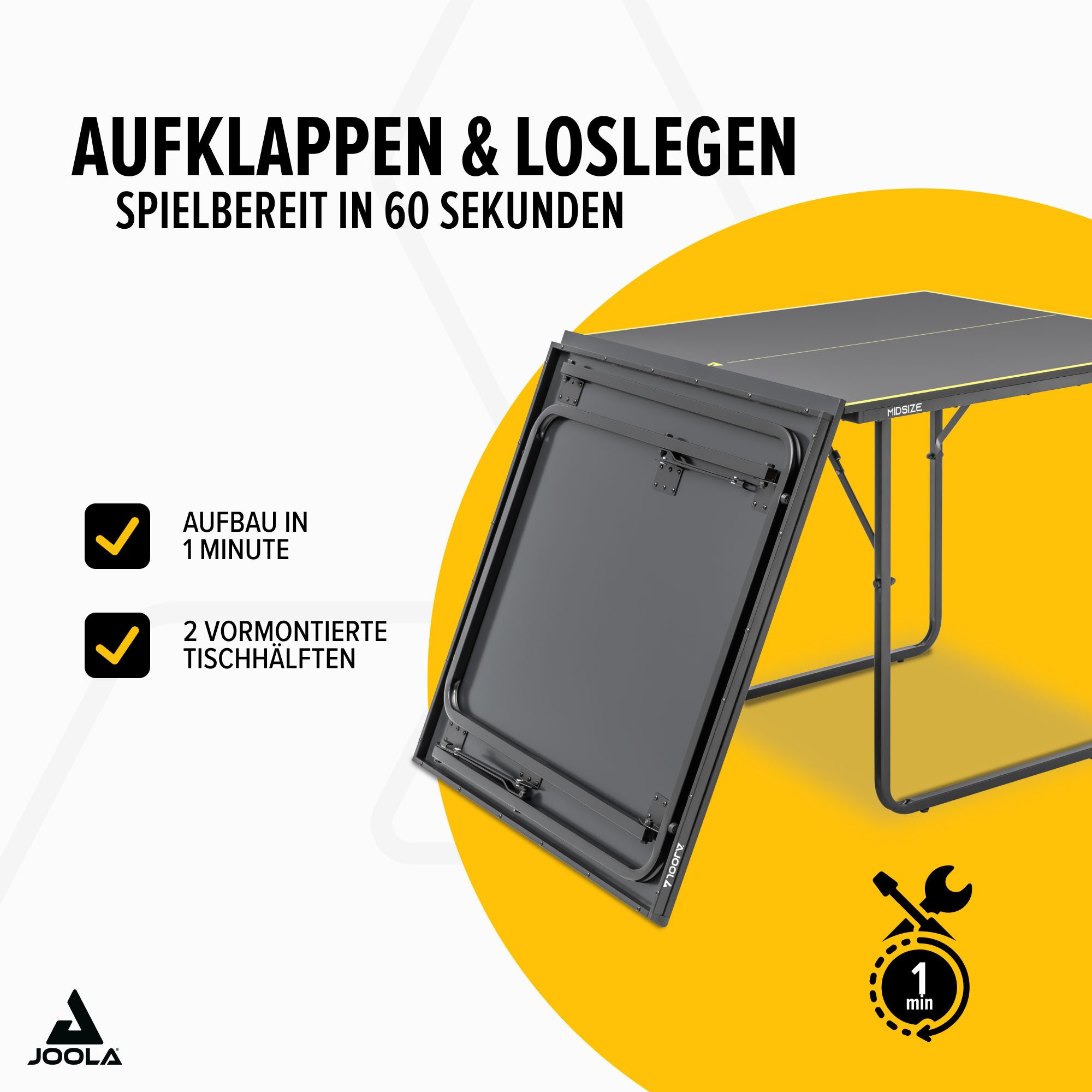 Joola Tischtennisplatte JOOLA Tischtennisplatte Midsize dark-grey