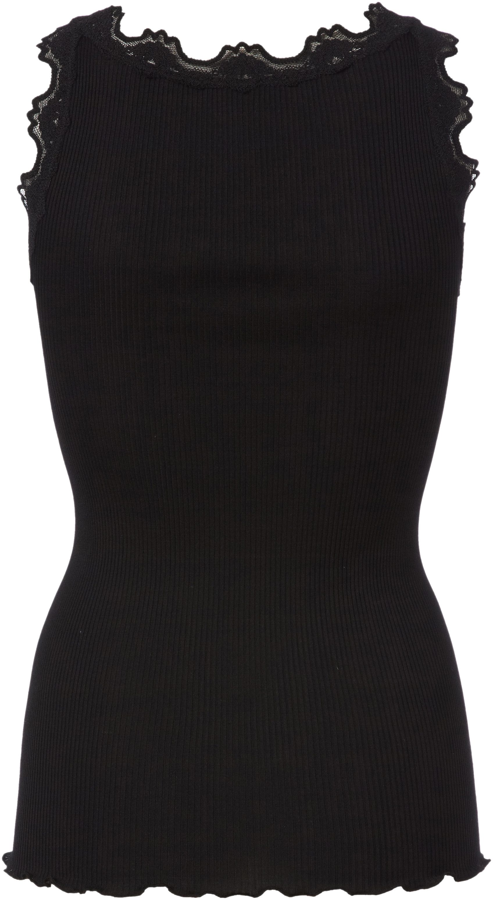 rosemunde Tanktop Babette Silk Top Vintage-Spitzenbesatz, breite Träger, fe günstig online kaufen