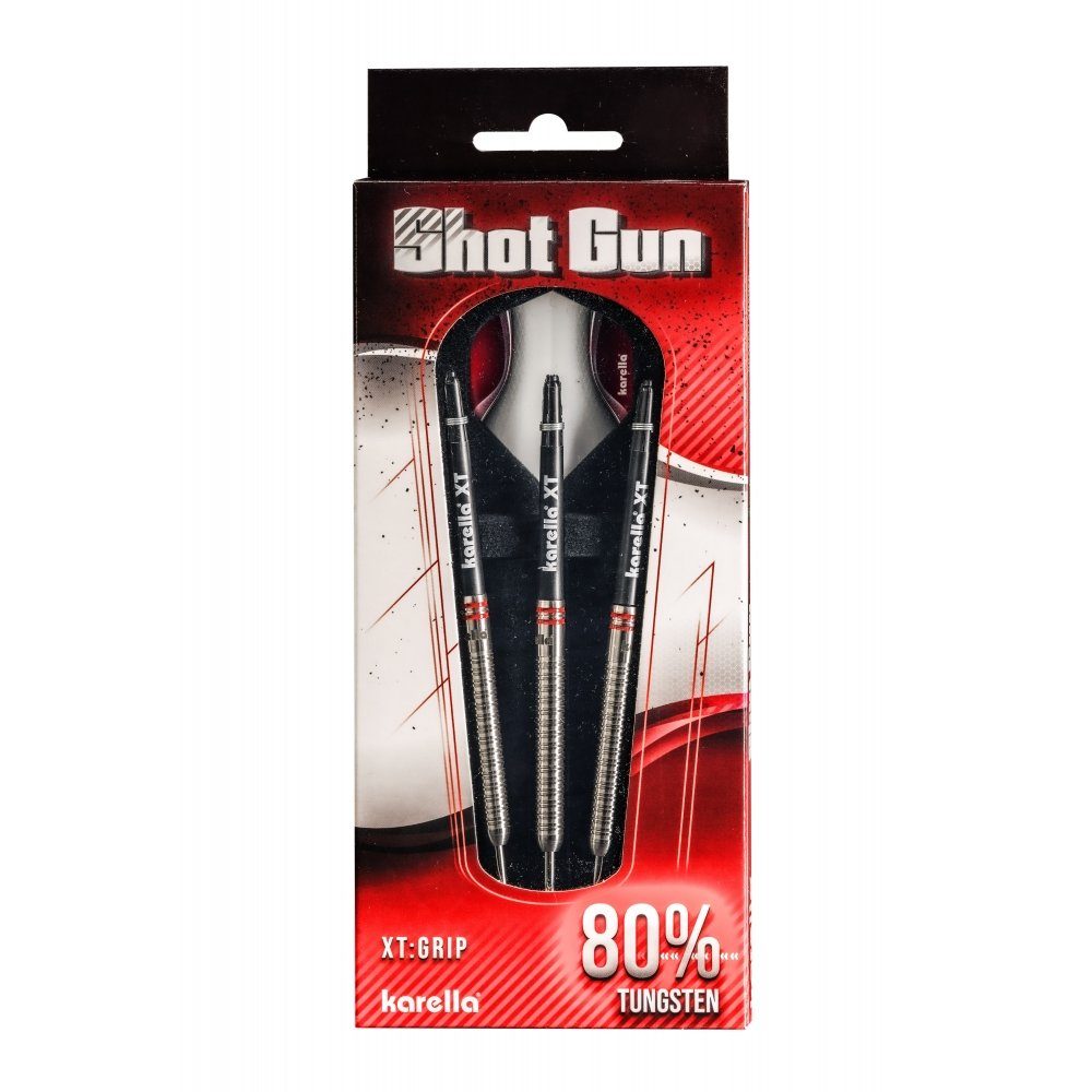 Karella Dartpfeil Steeldart ShotGun silver, 80% Tungsten - 22g