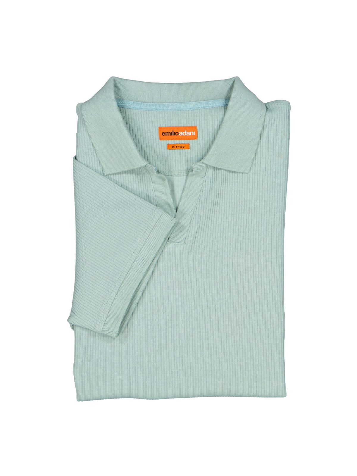 Poloshirt Herren Poloshirt in strukturierter Warenqualität, Hellgruen