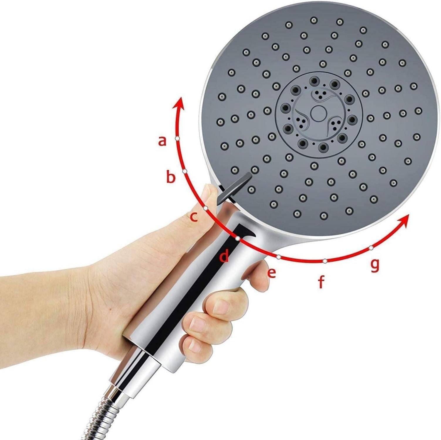 LuxusKollektion Kochbesteckhalter Duschkopf Handbrause 152mm Regenbrause günstig online kaufen