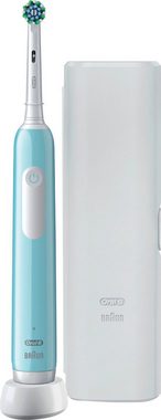 Oral-B Elektrische Zahnbürste PRO Series 1, Aufsteckbürsten: 1 St., Drucksensor