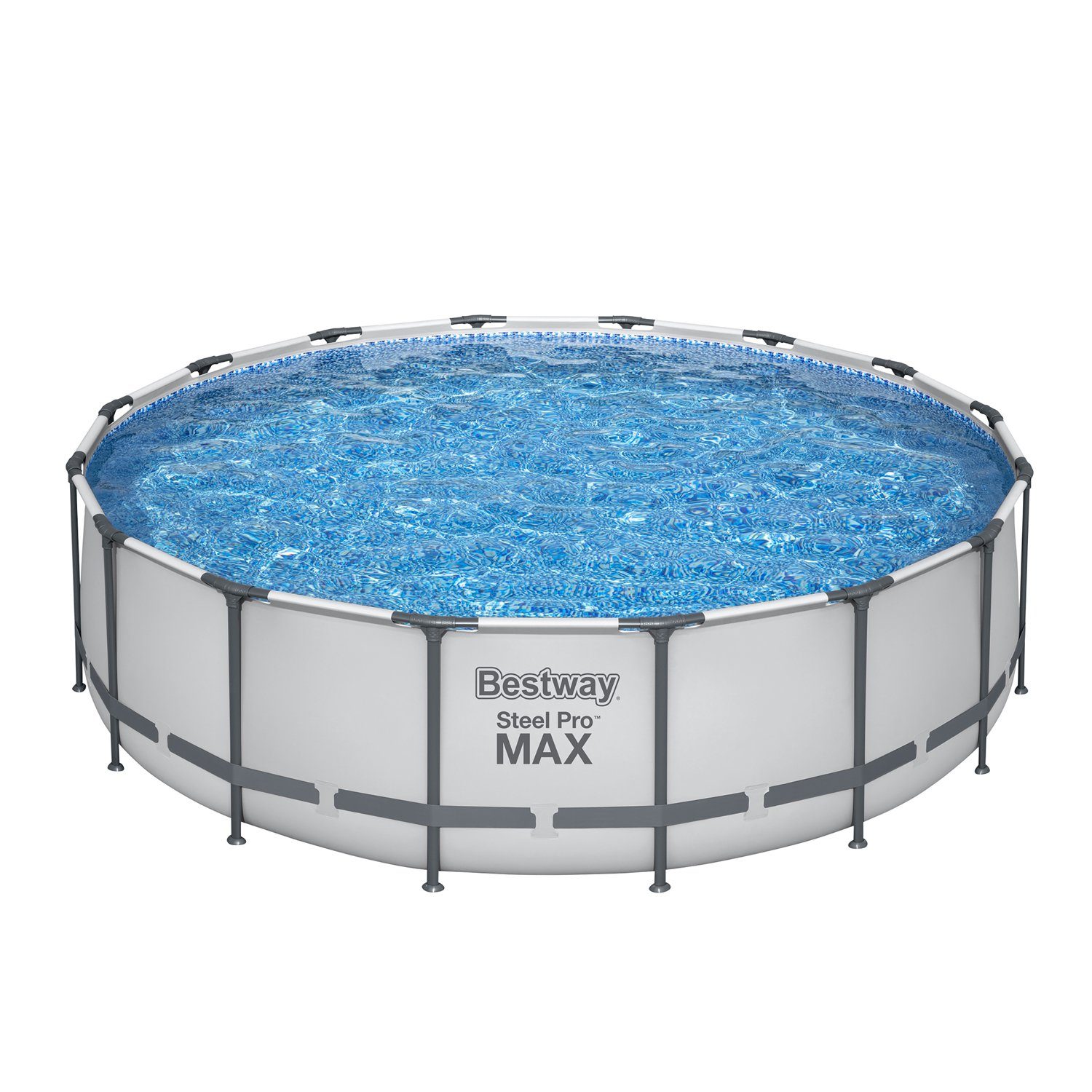 Bestway Pool Steel Pro Max Komplett-Set 488x122 cm grau