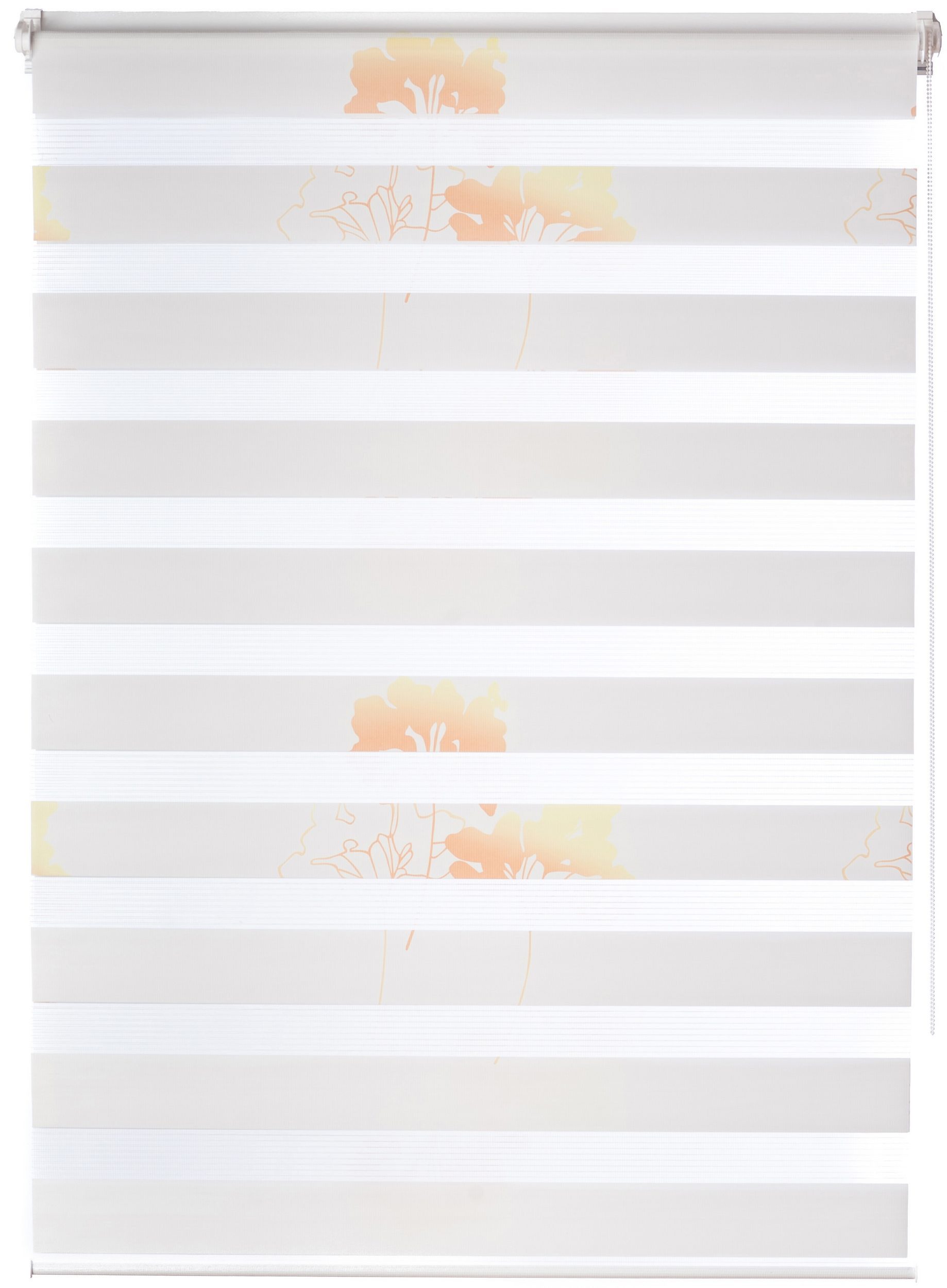 Doppelrollo Delphi, K-HOME, Lichtschutz, ohne Bohren, Klemmfix, im Fixmaß