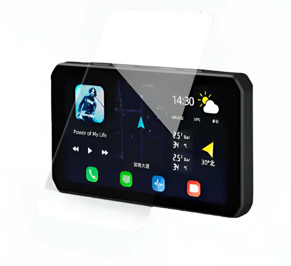 CHIGEE MFP0124 AIO-5 Displayschutzfolie Motorrad-Navigationsgerät