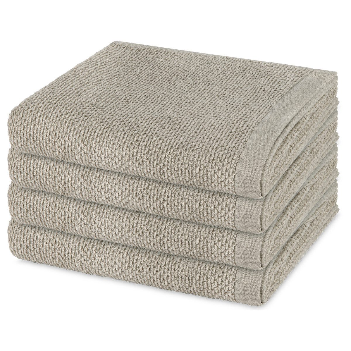Möve Handtuch Set Bliss, Walkfrottee (Spar-Set, 4-St), 4 X Handtuch im Set - Baumwolle - Saugstark