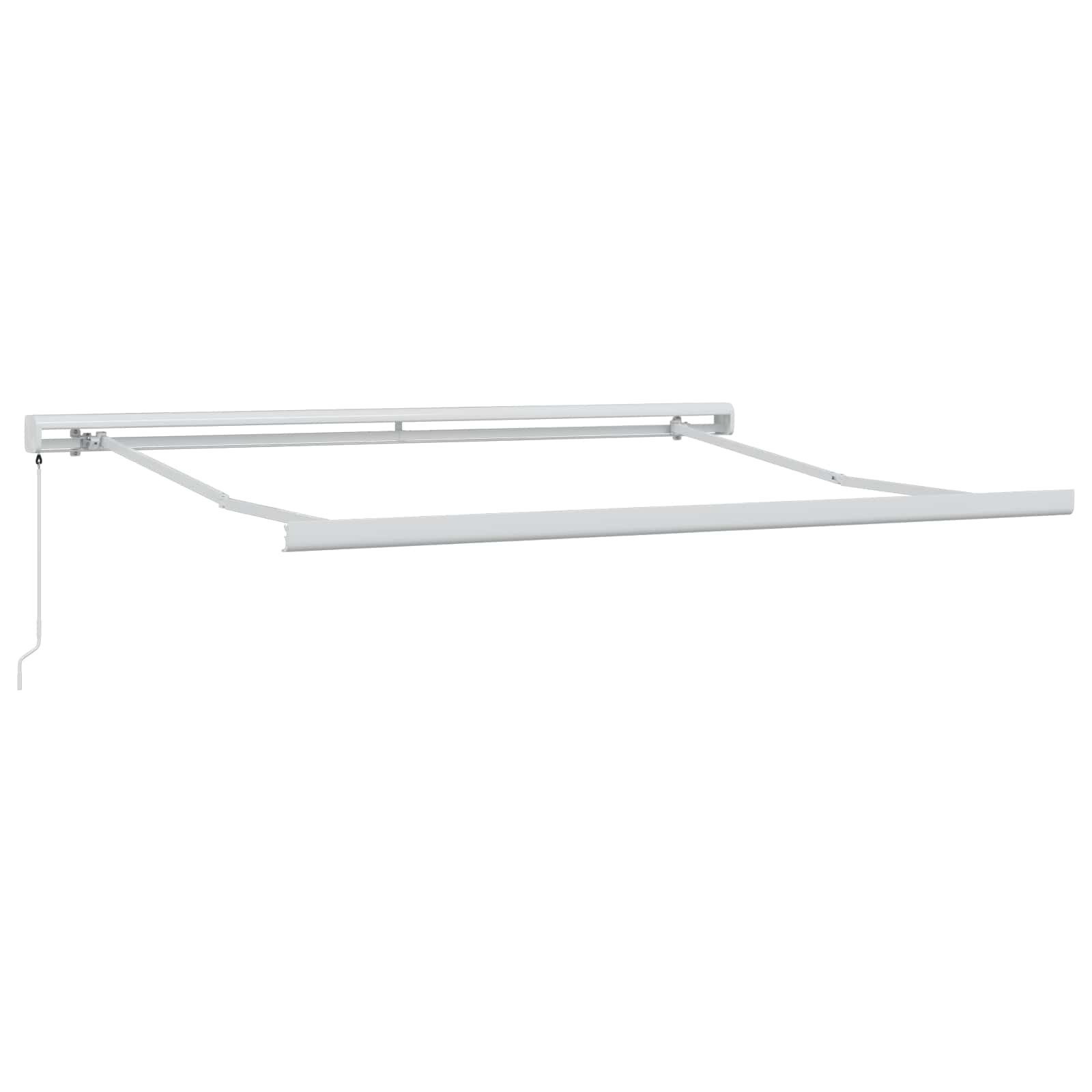 vidaXL Markise Markisenrahmen Weiß 300 x 250 cm Aluminium (1-St)