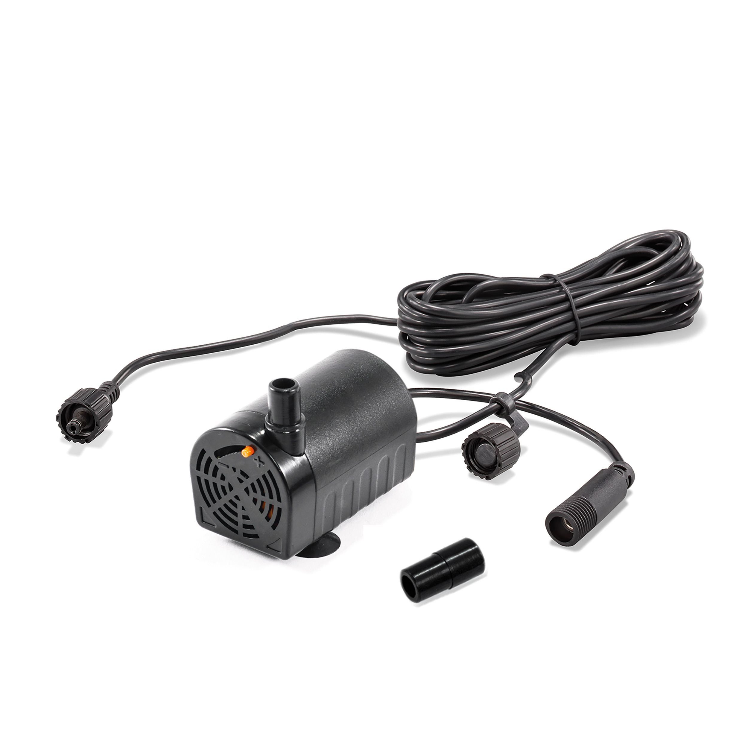 esotec Solarpumpe Fountain 140 Einzelpumpe Teichpumpe, 6-9V/DC, 140l/h, regelbar 101984 (Komplettset)
