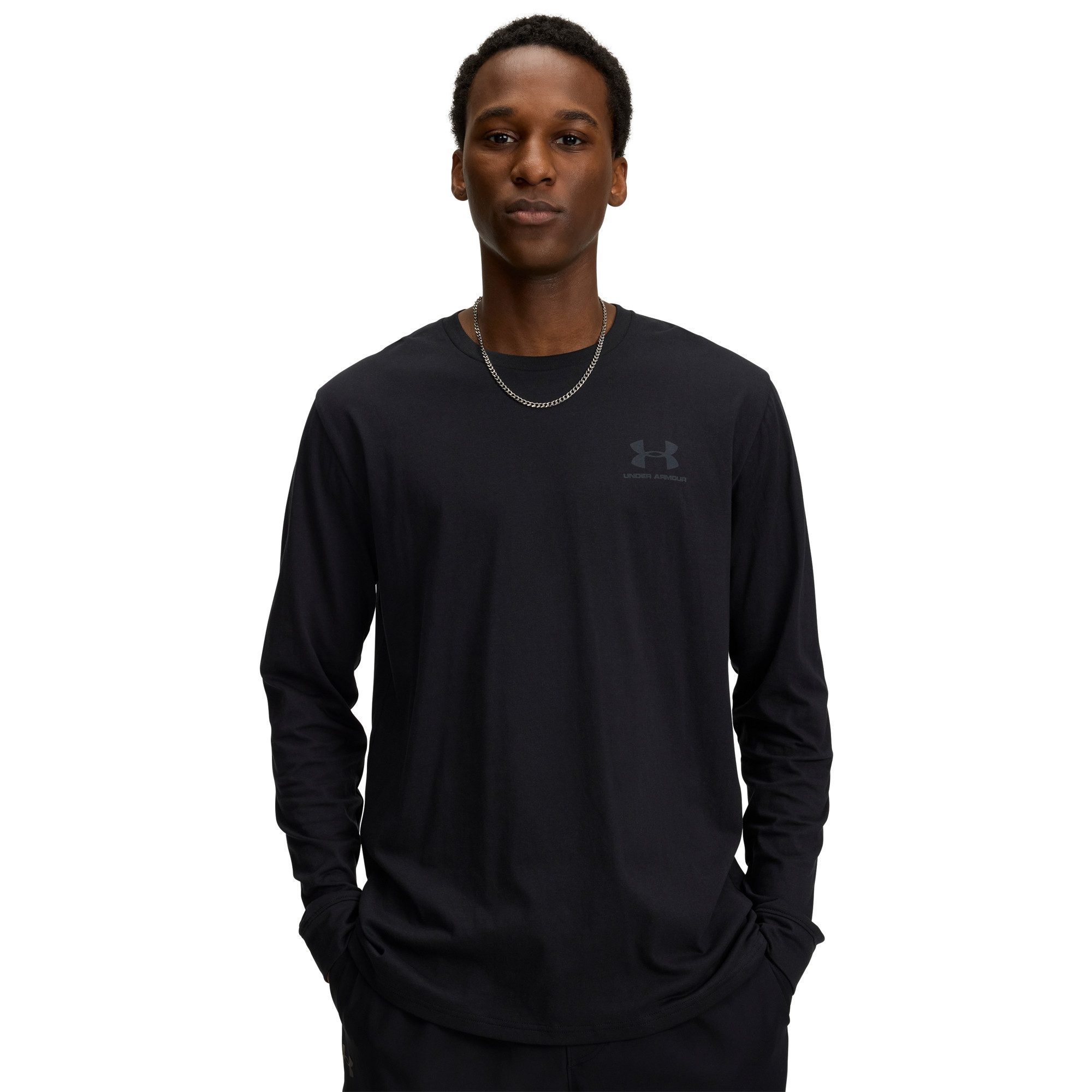 Under Armour® Langarmshirt Under Armour Herren Langarm Shirt Sportstyle Left Chest 1329585