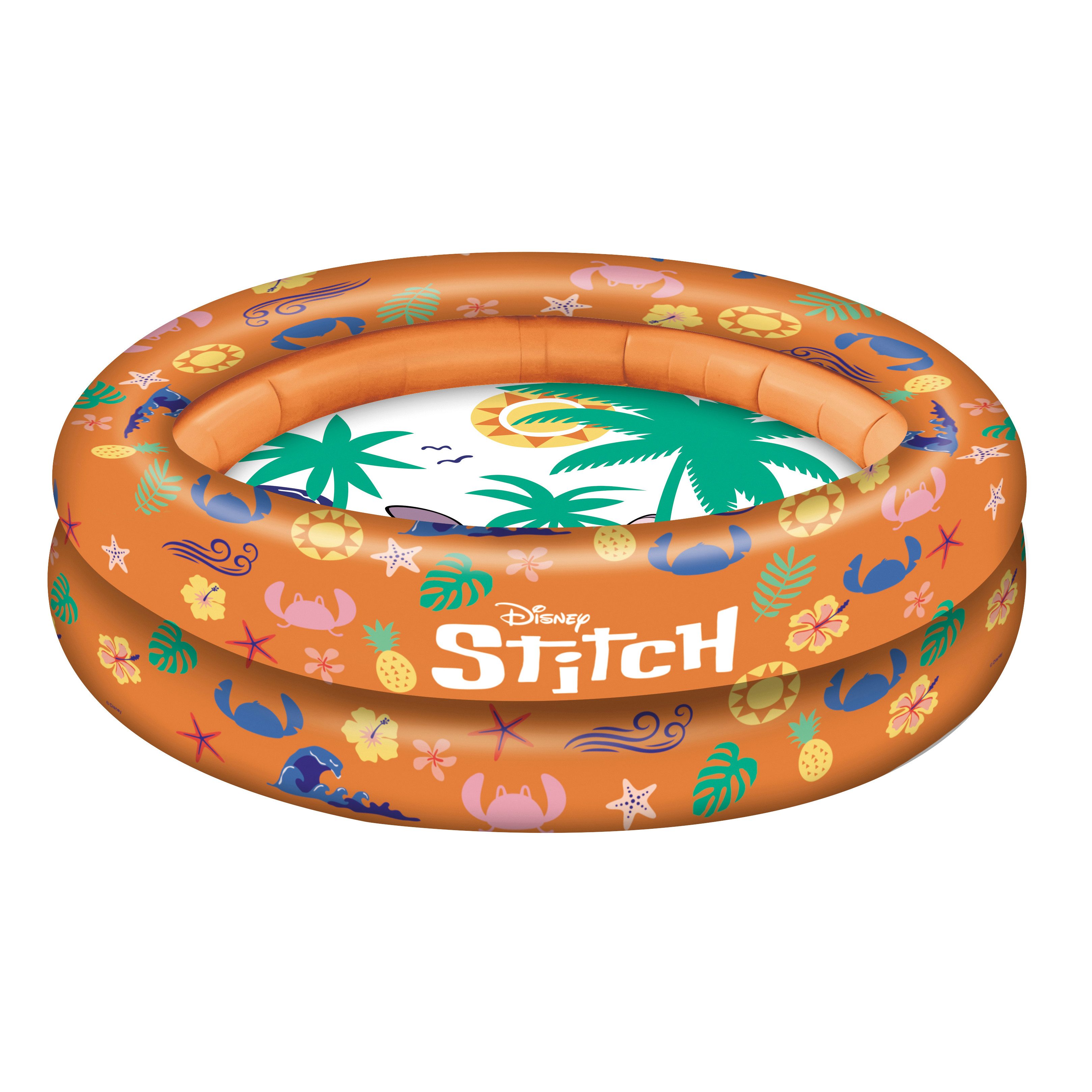 Happy People Planschbecken Disney Stitch - 2-Ring-Pool (100cm)