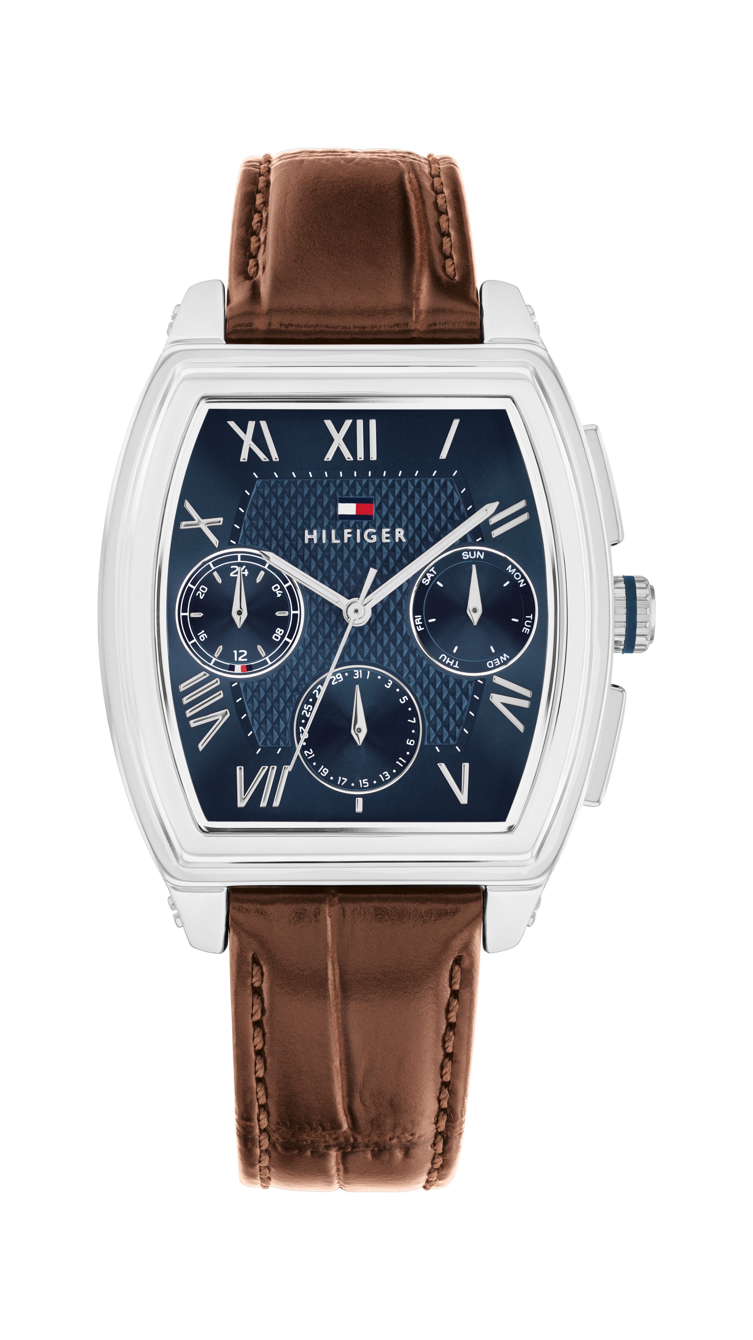 Tommy Hilfiger TH-OXFORD 1710760, Quarzuhr, Armbanduhr, Herrenuhr, Lederarmband, analog