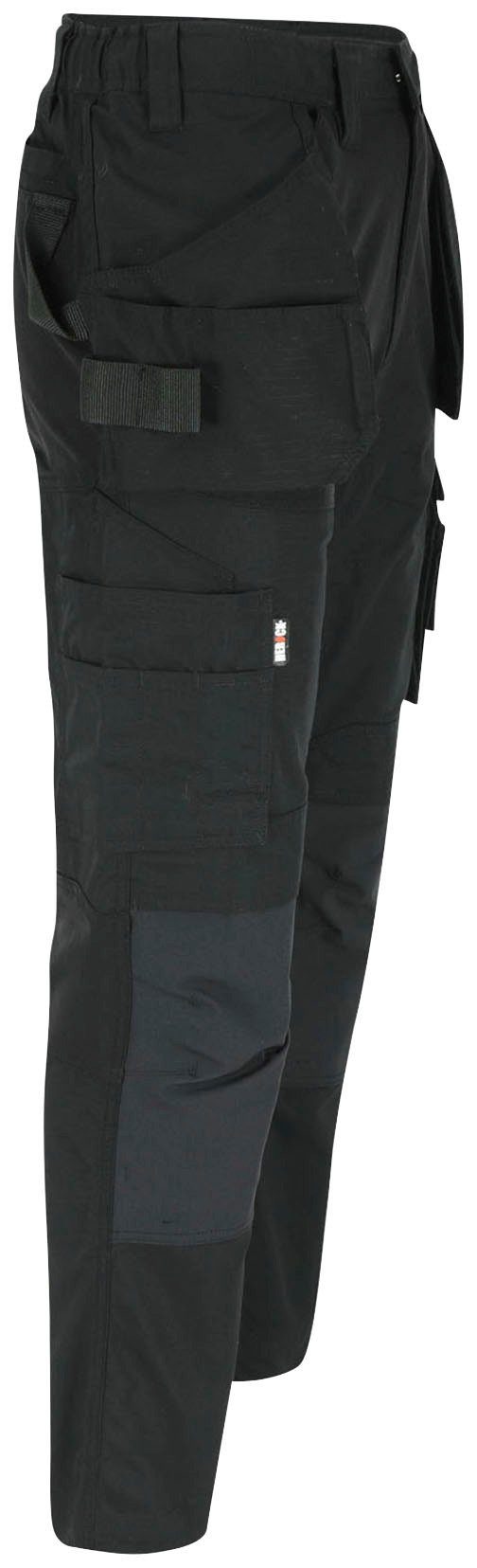 festen 2 schwarz mit Arbeitshose und Nageltaschen Herock Spector 4-Wege-Stretch-Teilen Hose Multi-Pocket-Hose