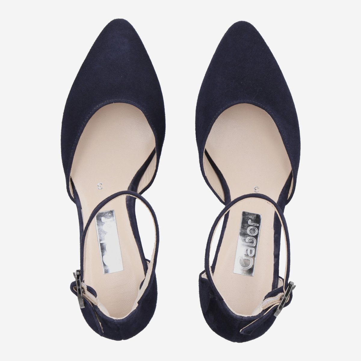 Gabor Gabor 41.340.16, Peeptoes & Slingpumps, Dunkelblau, Damen Peeptoepumps