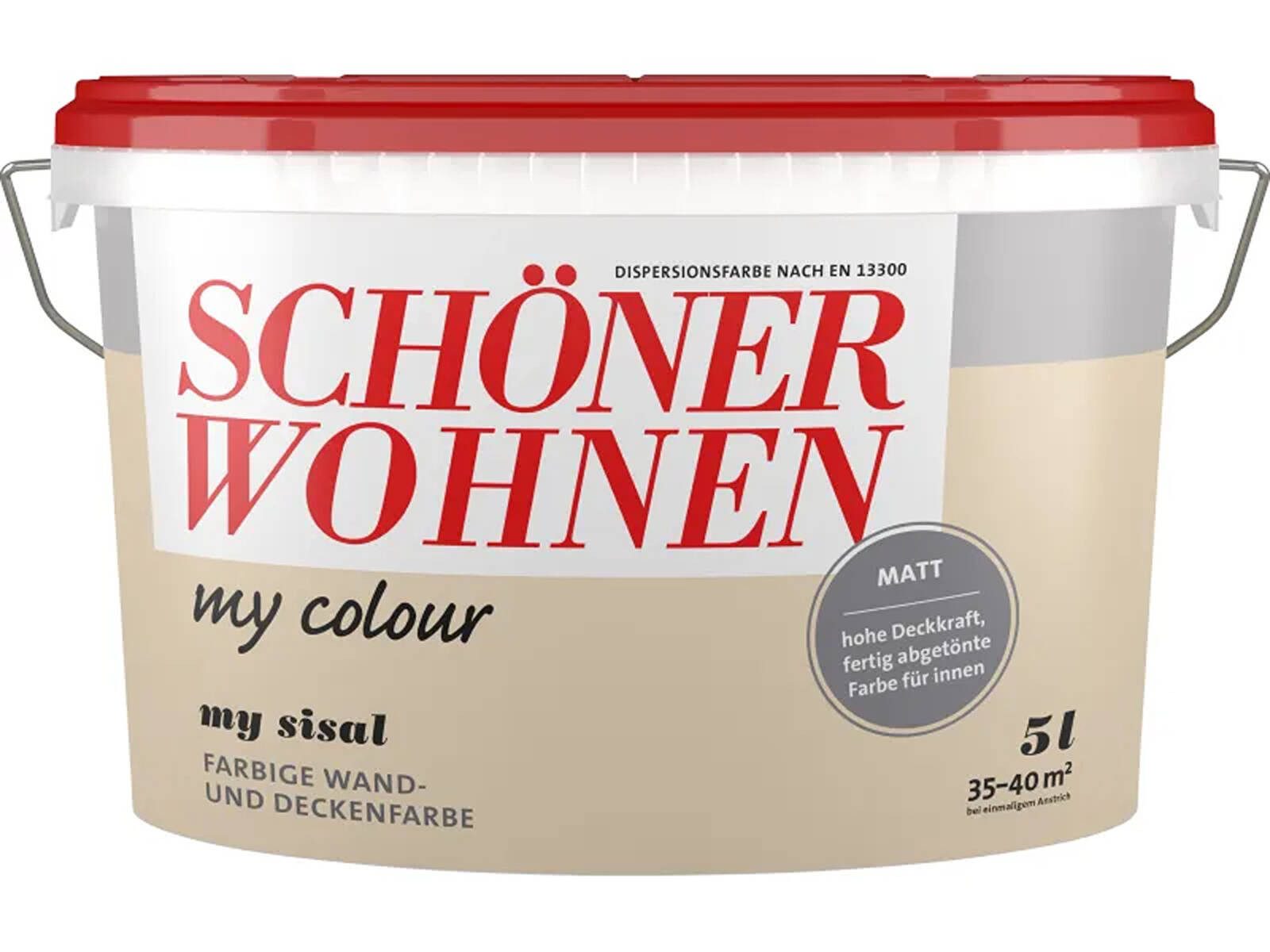 SCHÖNER WOHNEN FARBE Wand- und Deckenfarbe 237757, Matt, wasserbasiert, hoch deckend