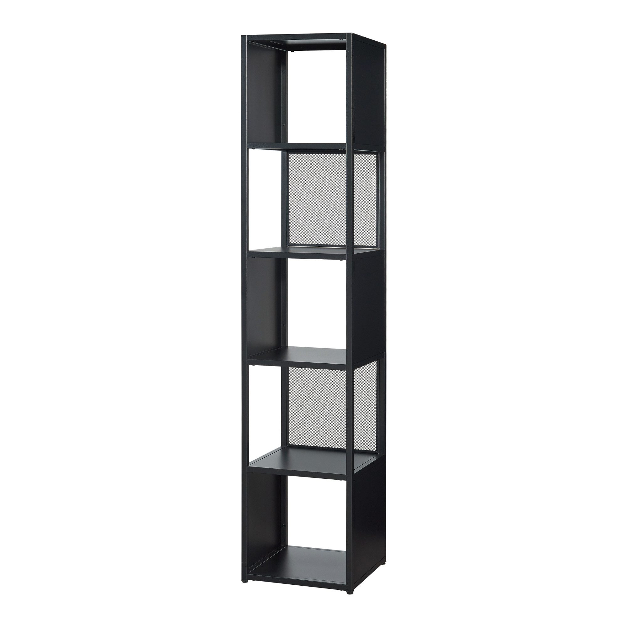 en.casa Standregal, »Finspång« 185x38x38 cm Schwarz günstig online kaufen