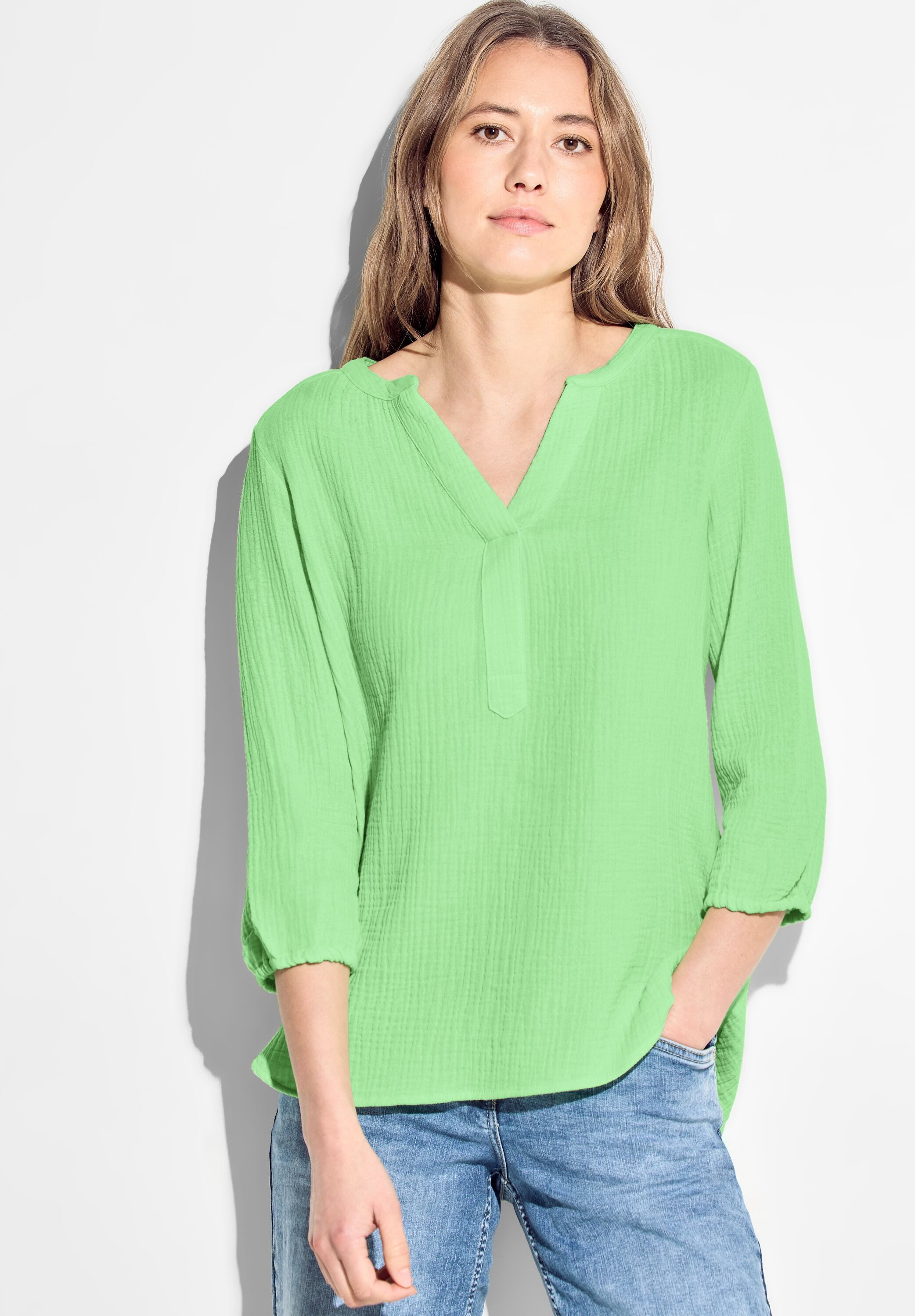 CECIL Crinklebluse in Crinkle-Optik günstig online kaufen