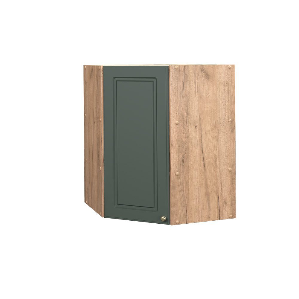 Vicco Eckhängeschrank Fame-Line, Grün-Gold Landhaus/Goldkraft Eiche, günstig online kaufen