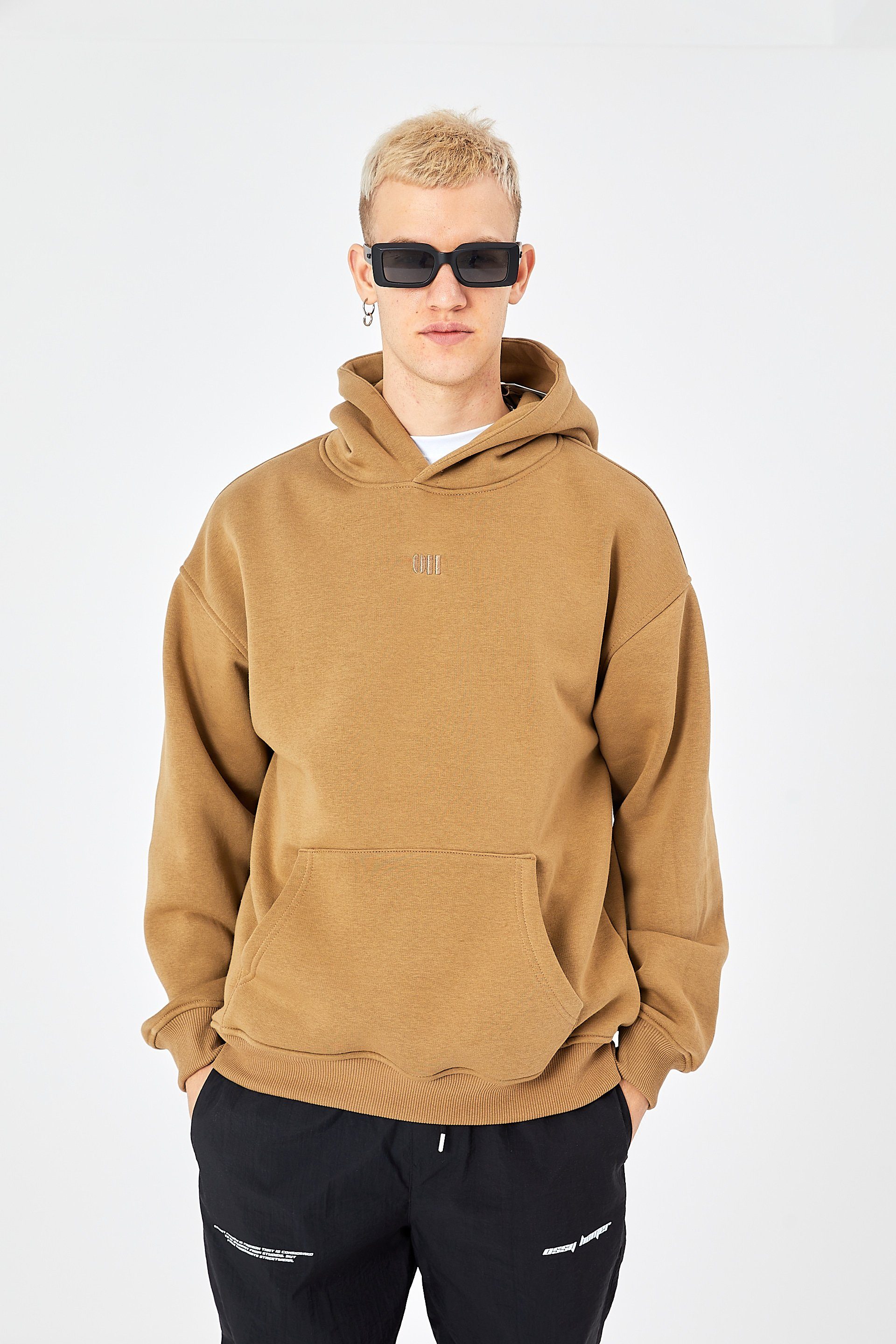 OSSY HOMER Hoodie Oversize Hoodie Basic Cotton Unisex Sweatshirt