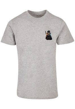 F4NT4STIC T-Shirt Wizard Cat TEE UNISEX Print