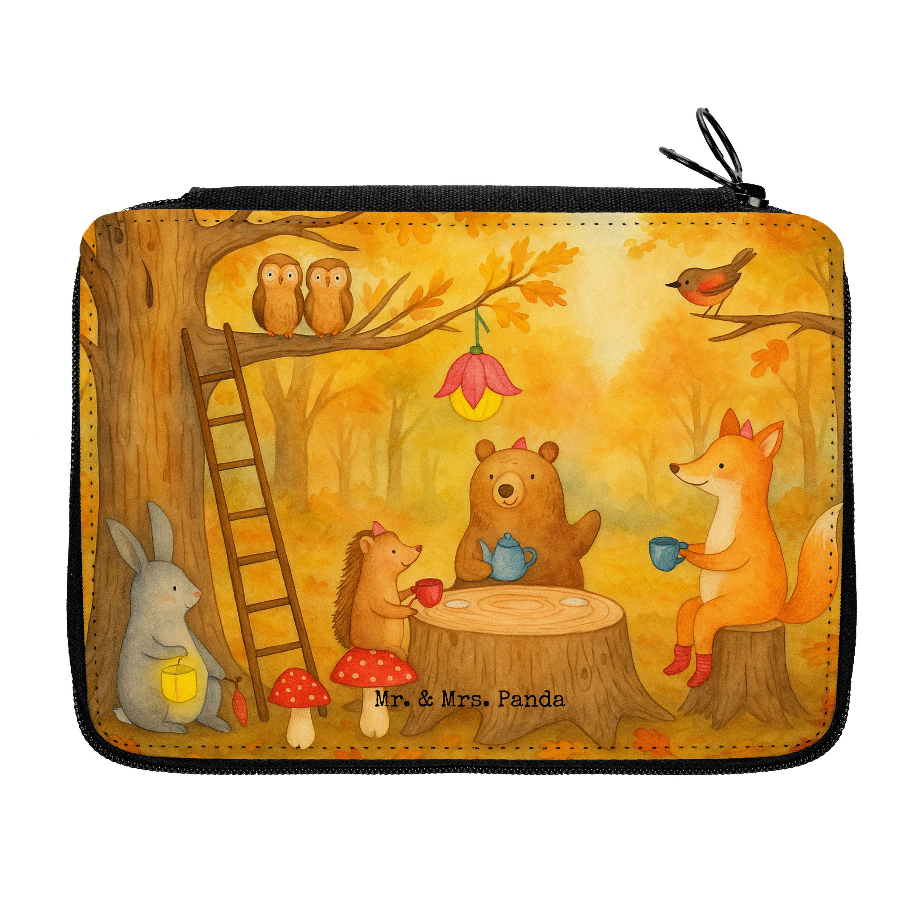 Federmäppchen Waldtiere Picknick Design, Mäppchen, Weiß, reiseetui, Federmäppchen