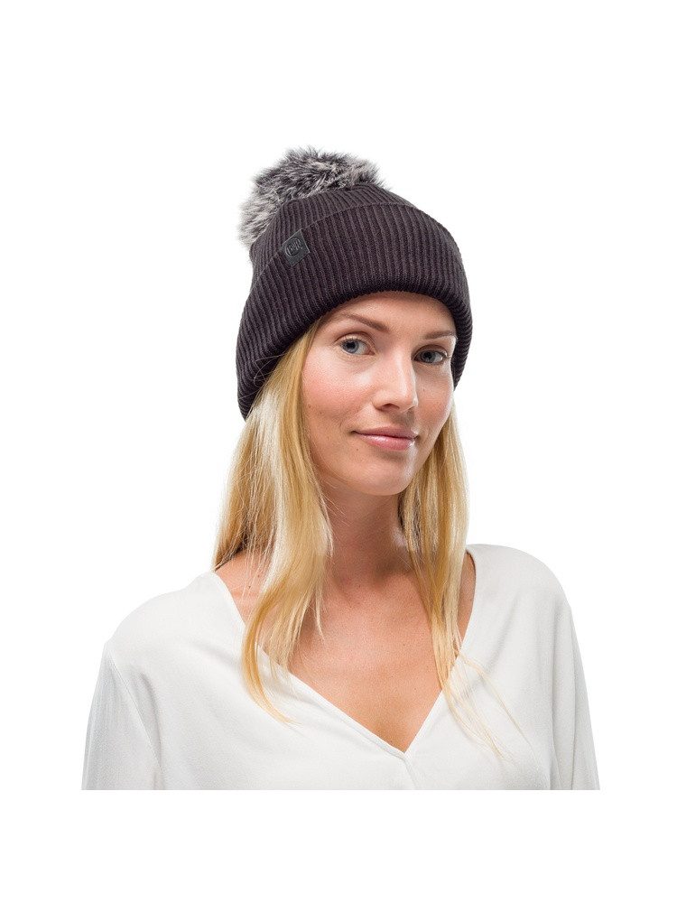 Buff Strickmütze (Bommel) Kesha schwarz
