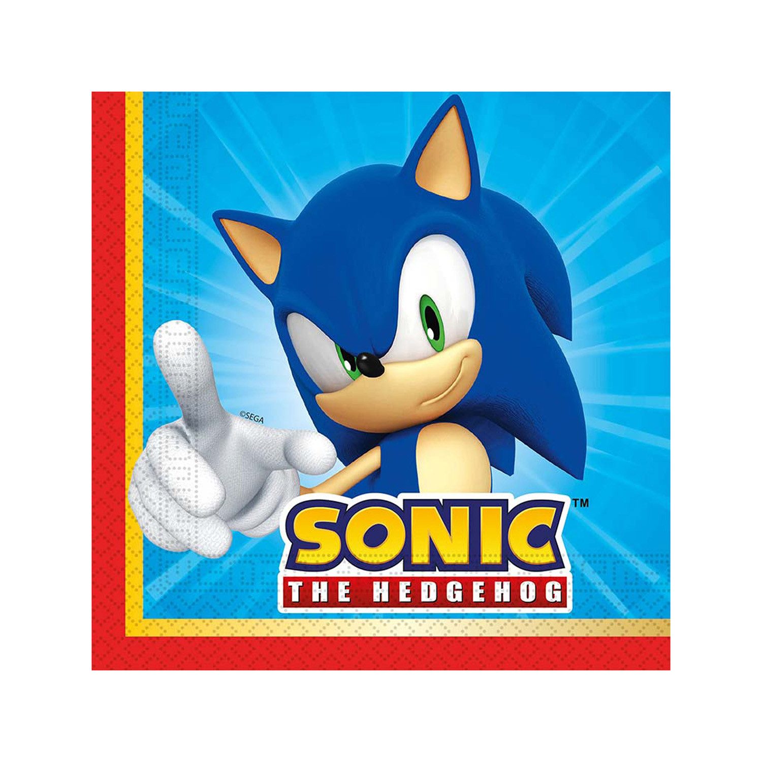 Procos Papierserviette Servietten Sonic 33x33cm/20St. FSC