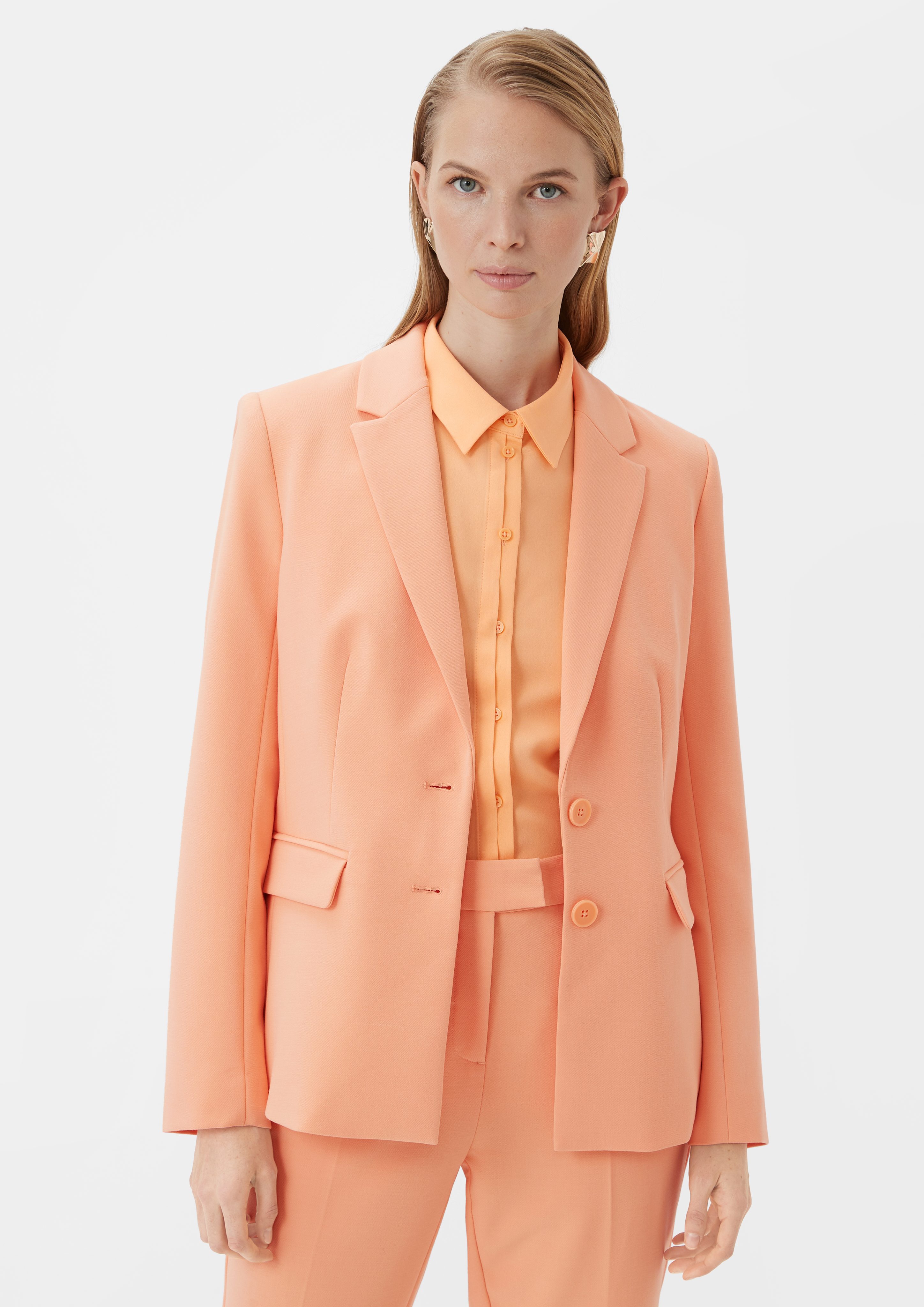Blusenblazer Blazer aus Viskosemix