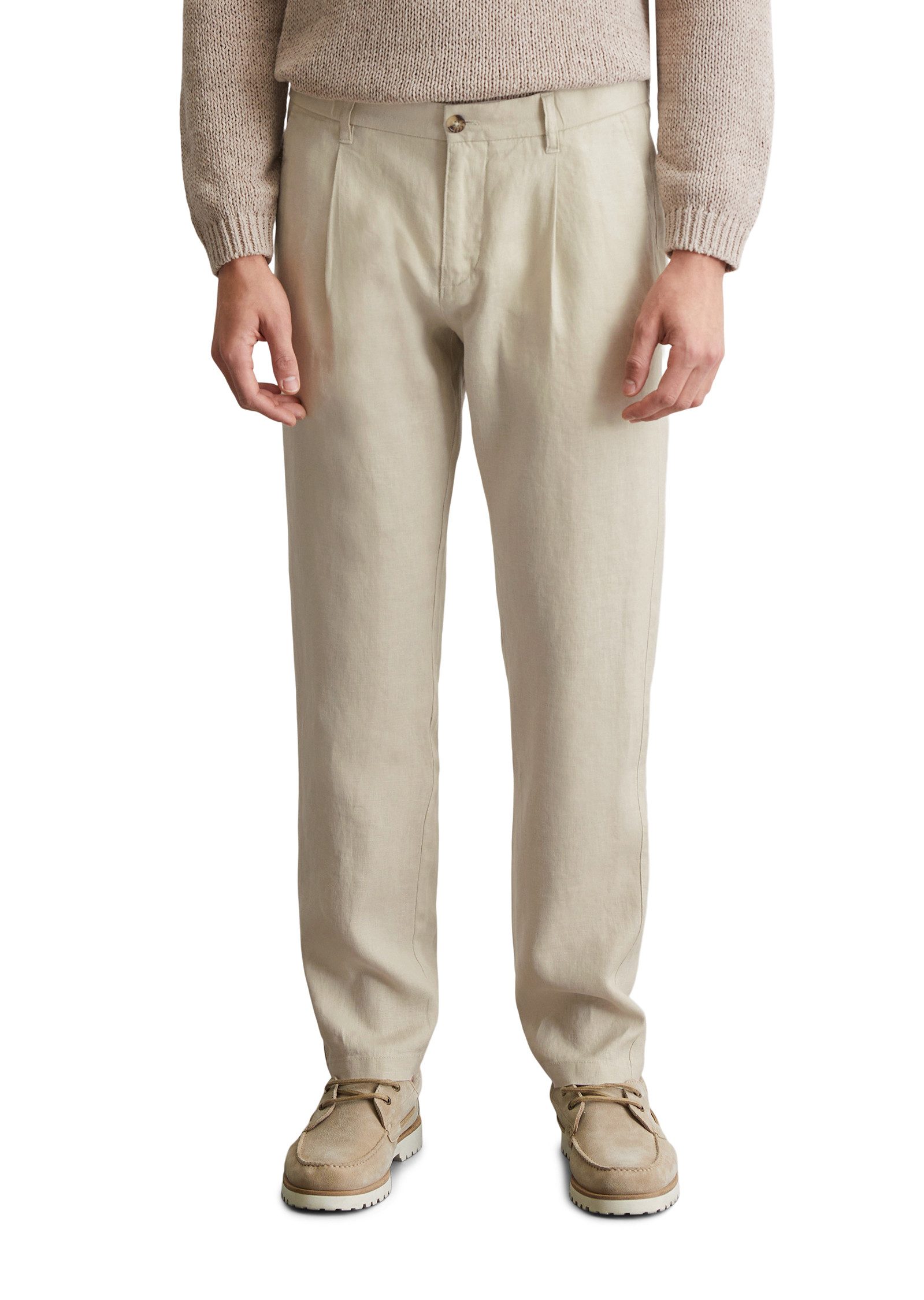 Marc O'Polo Leinenhose Osby jogger pleats günstig online kaufen
