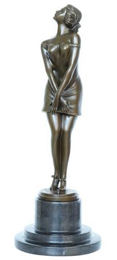 Aubaho Skulptur Bronzeskulptur Erotik erotische Kunst im Antik-Stil Bronze Figur 36cm
