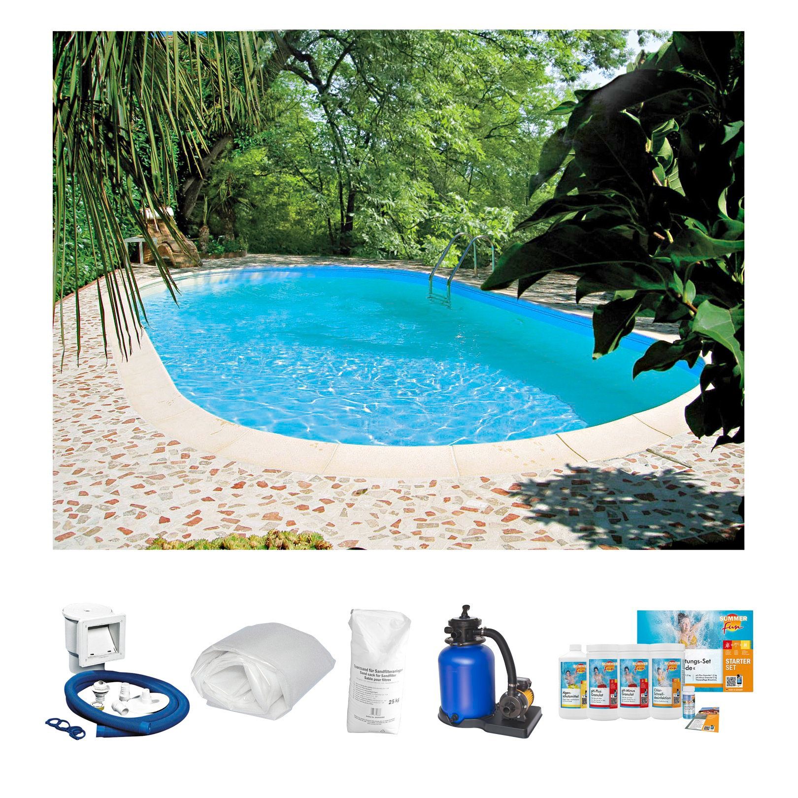 SUMMER FUN Ovalpool (Set) günstig online kaufen