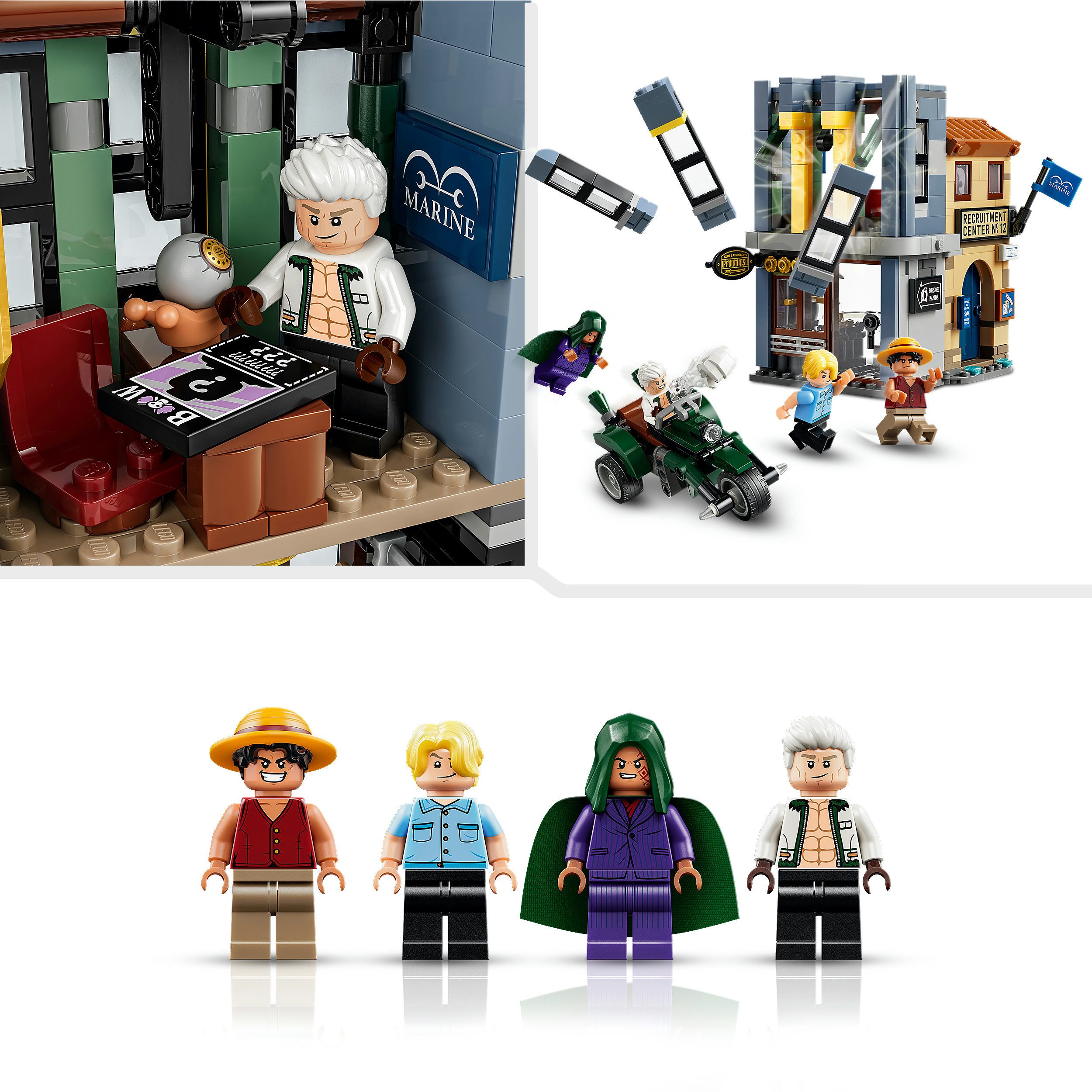 LEGO® Showdown mit Kapitän Smoker (75642), LEGO ONE PIECE Konstruktionsspielsteine, (547 St), Made in Europe – Bild 5 von 5