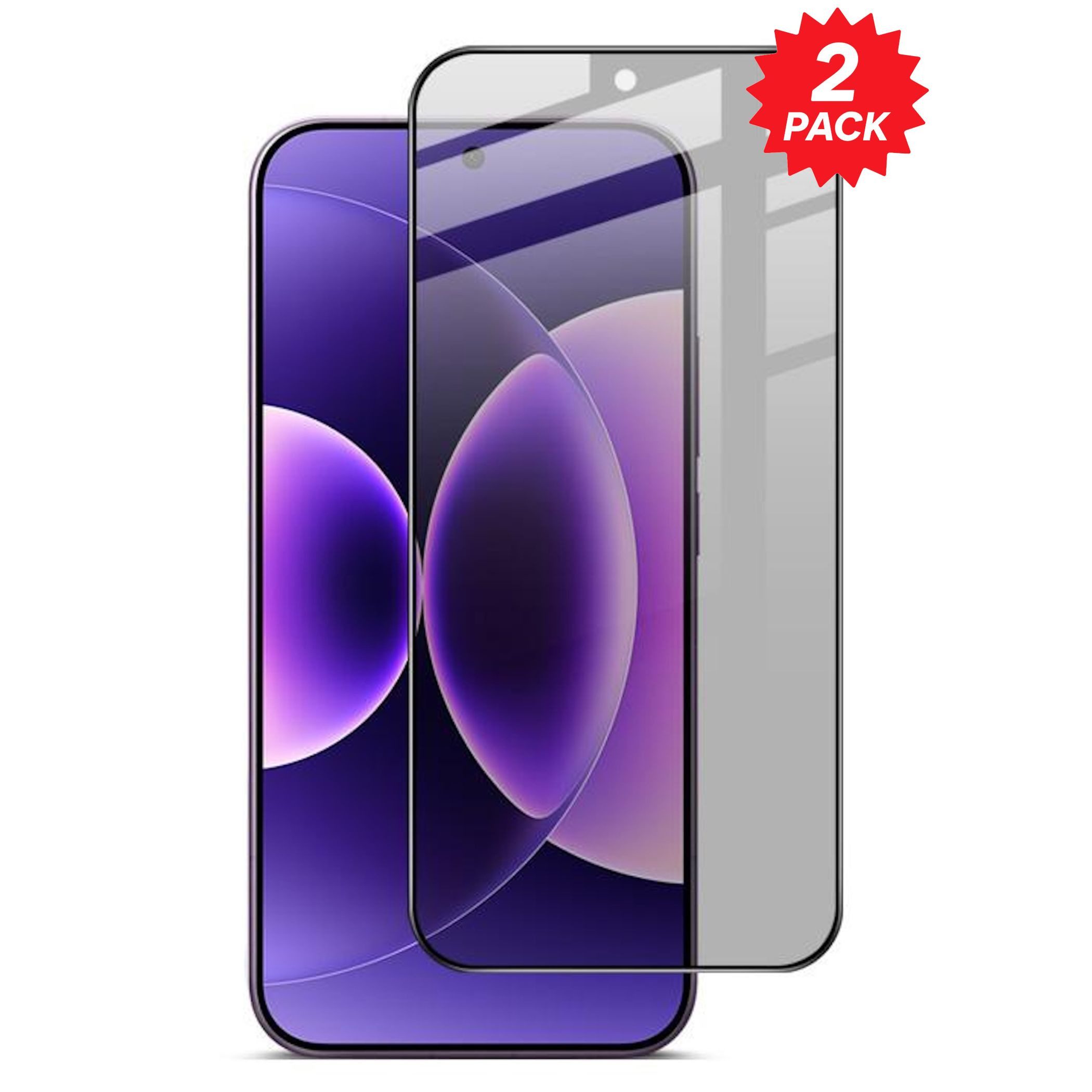 Wigento Handyhülle Für Xiaomi 17 Pro Max 2x 0.3mm Privacy Display Schutzglas Blickschutz, Spar Set Privacy Display Schutz Glas