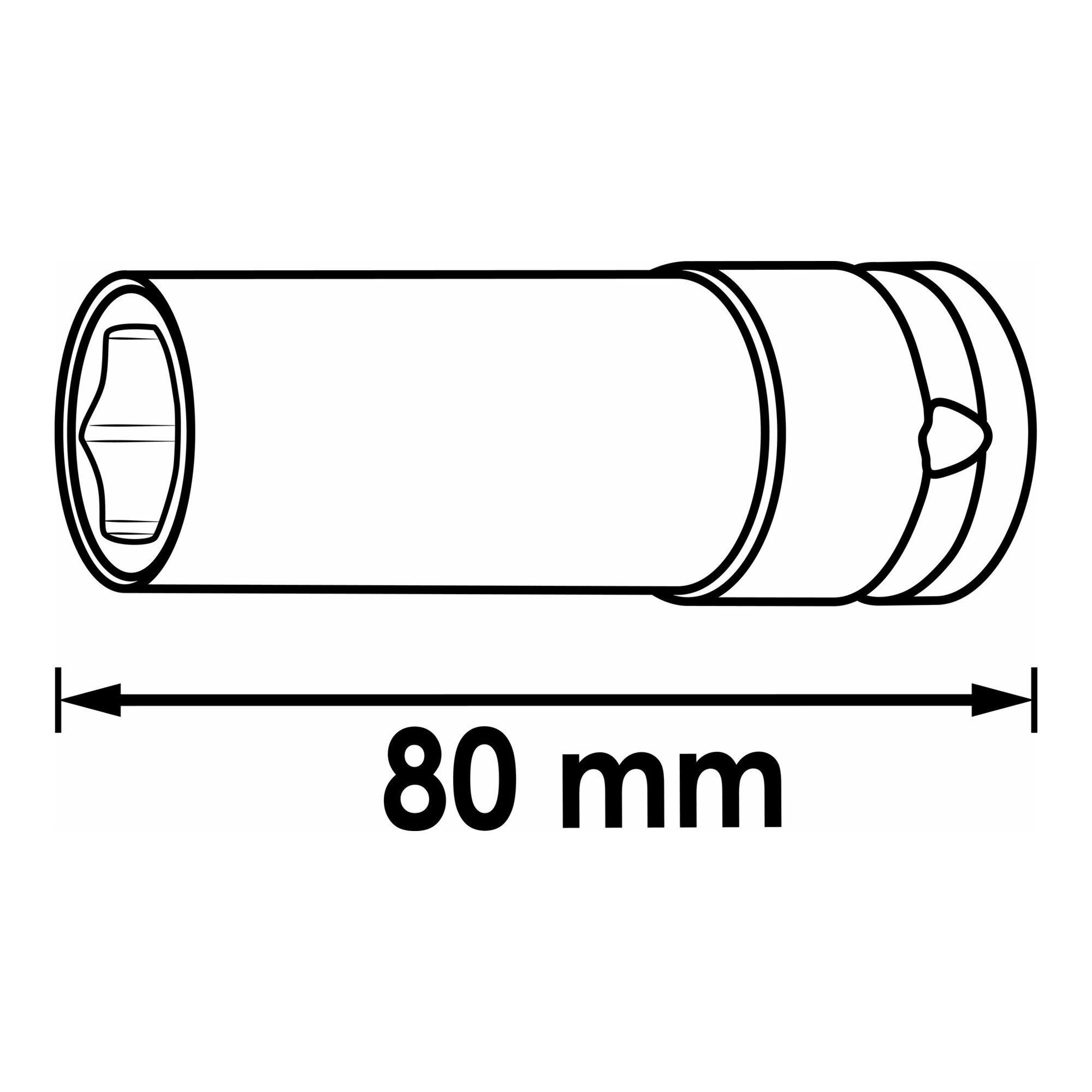 VIGOR Steckschlüssel VIGOR Schlagschrauber Steckschlüssel Satz, V6313, 1/2 Zoll (12,5 mm) V
