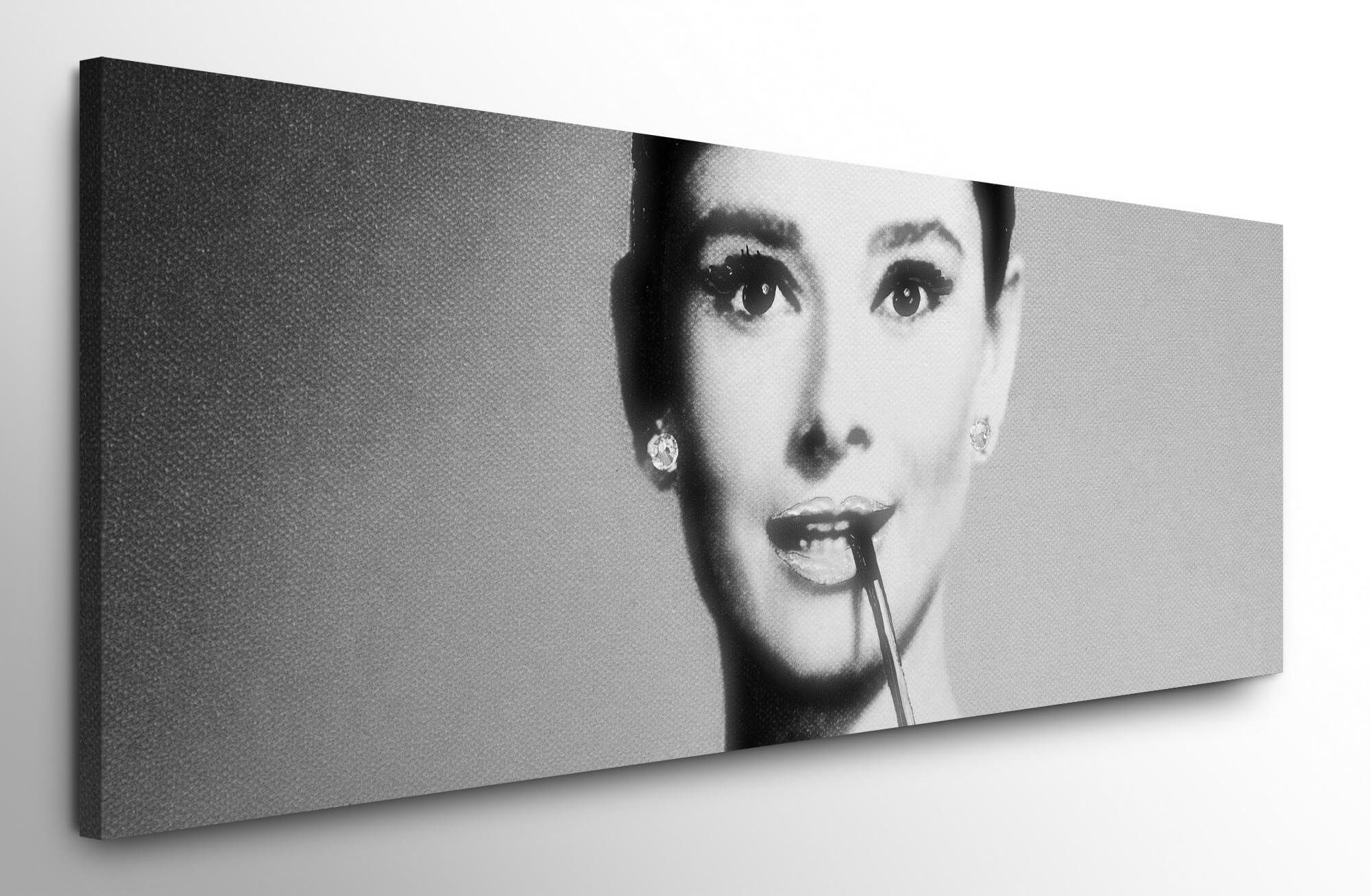 möbel-direkt.de Leinwandbild Bilder XXL Audrey Hepburn Wandbild auf Leinwand – Bild 2 von 4