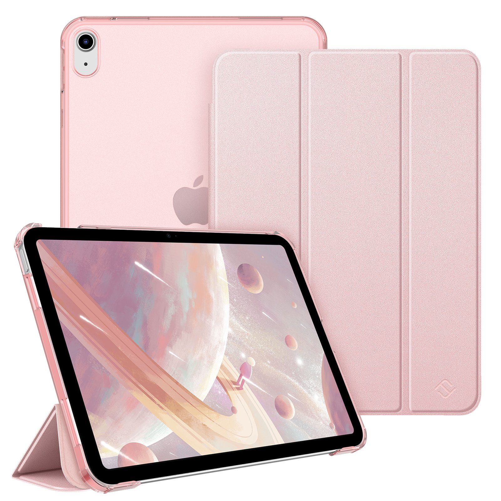 Fintie Tablet-Hülle für iPad 11. Generation 2025 (A16) 11 Zoll, iPad 10. Generation 2022 10.9 Zoll, Ultradünn Case mit transparenter Rückseite Abdeckung, Auto Schlaf/Wach