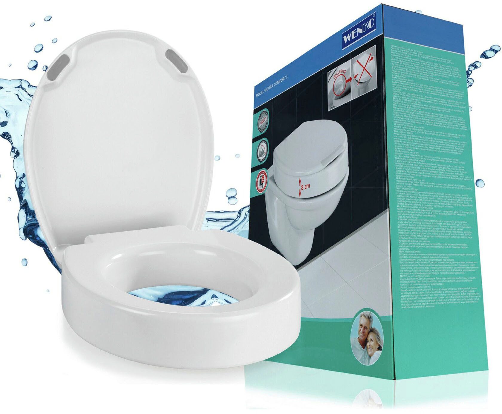WENKO WC-Sitz Secura, aus Duroplast