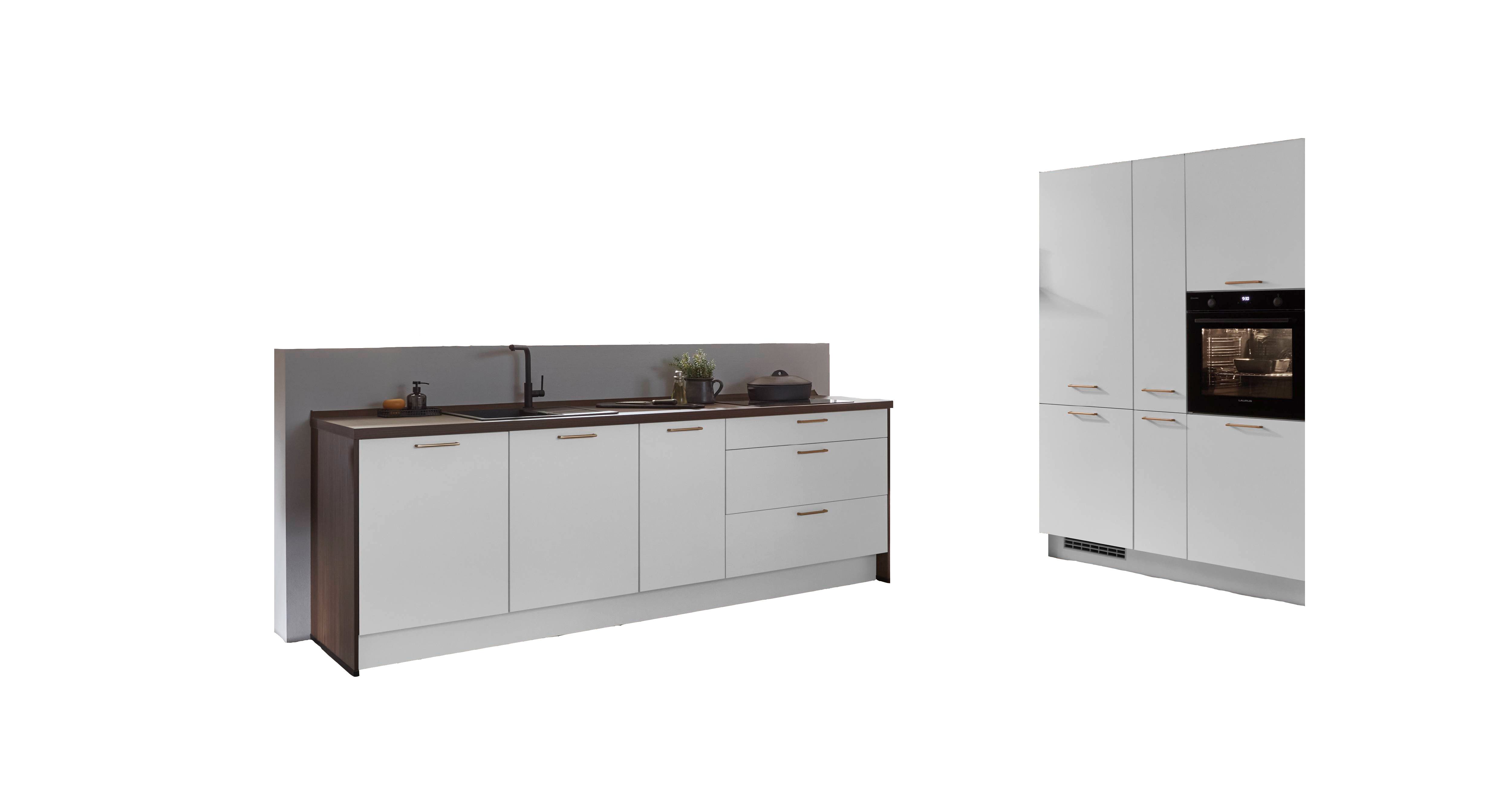 nobilia® Winkelküche Lierne, individuell anpassbar, gratis Küchenplanung mit Profis, (Breite 418,2 cm), vormontiert, wahlw. mit E-Geräten, Preis inkl.Lieferung