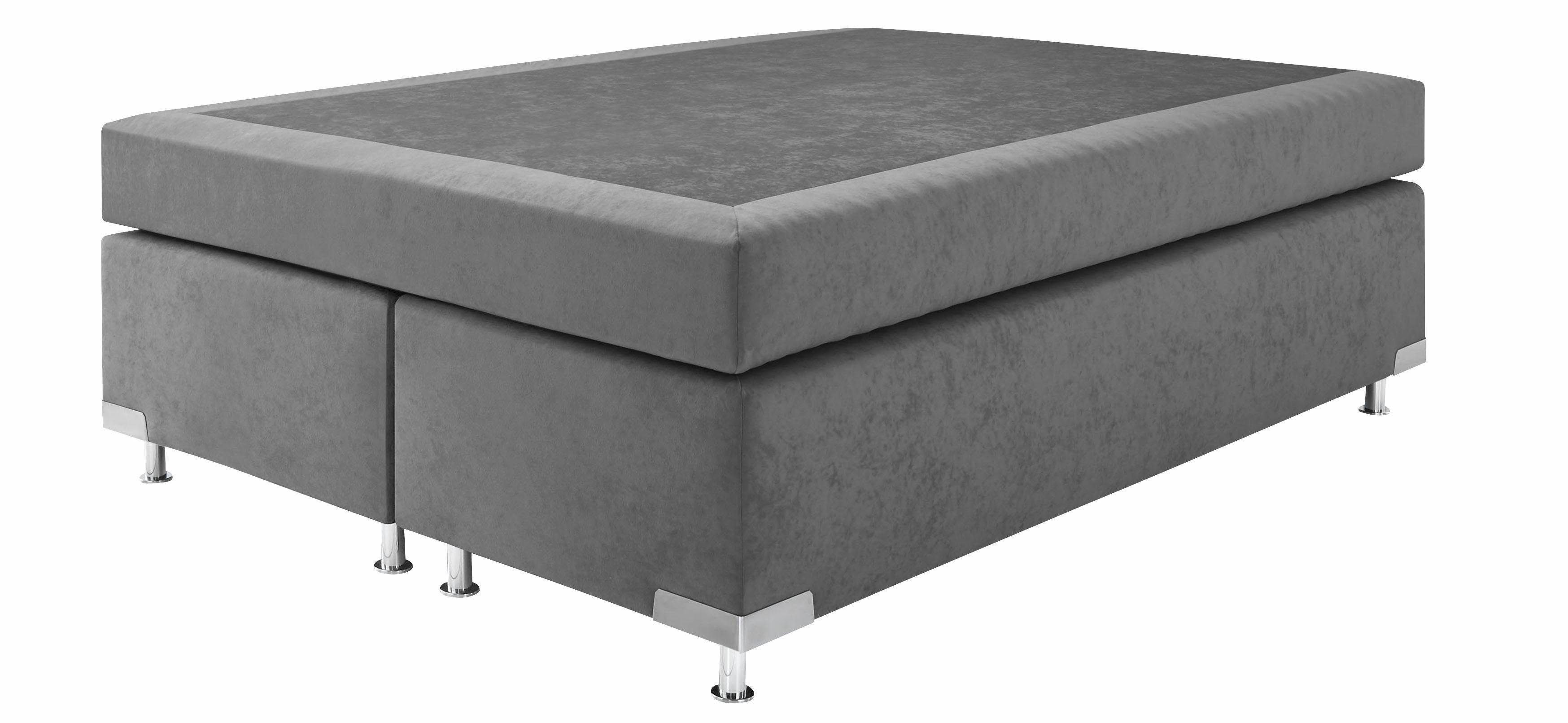 Westfalia Schlafkomfort Boxspringbett Holland, ohne Kopfteil, frei im Raum stellbar