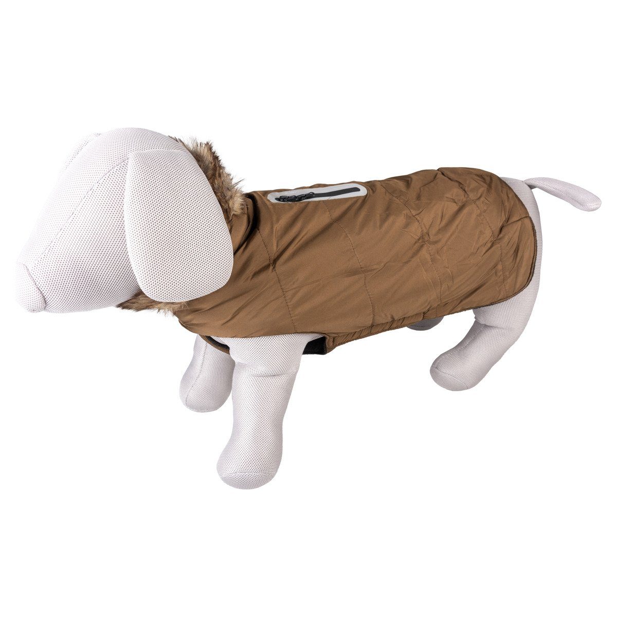 Hundemantel Hundemantel mit Kapuze Fluffy khaki