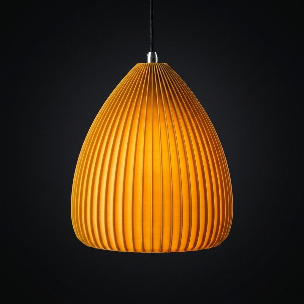 Roomberry Lampenschirm für Hängelampe & Pendelleuchte, Boho Tropfen, E27, Ø 25-35 cm, Pera, für Deckenlampe im Schlafzimmer